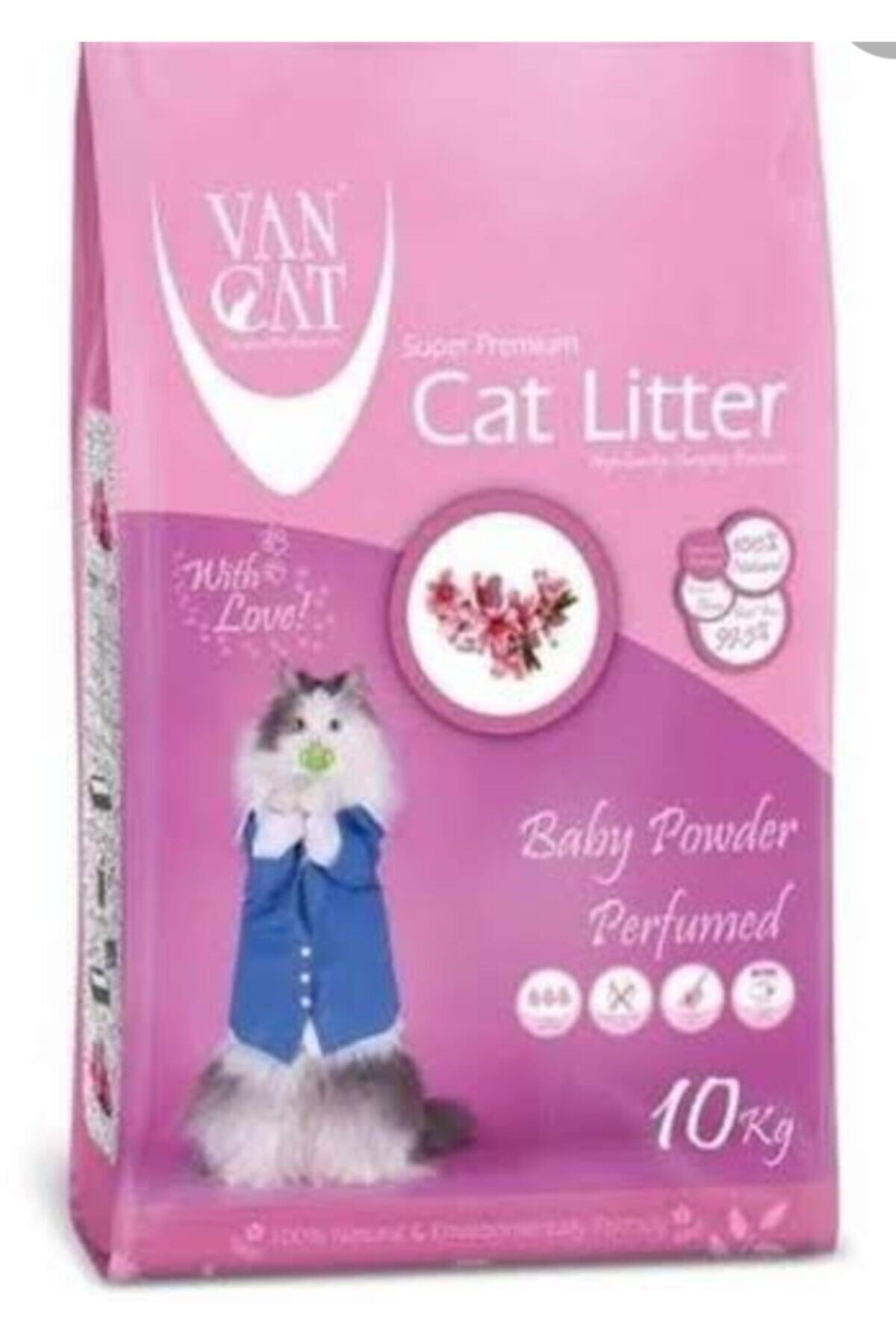 Cat Litter Van Cat Bebek Pudralı Kedi Kumu 10 Lt