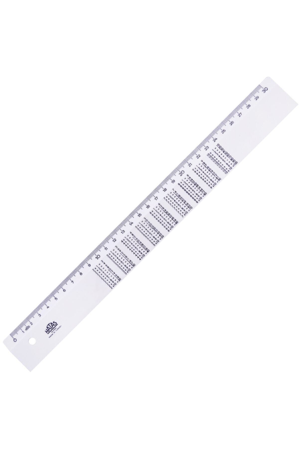Hatas Yayınları Çarpım Tablolu Cetvel 30 cm