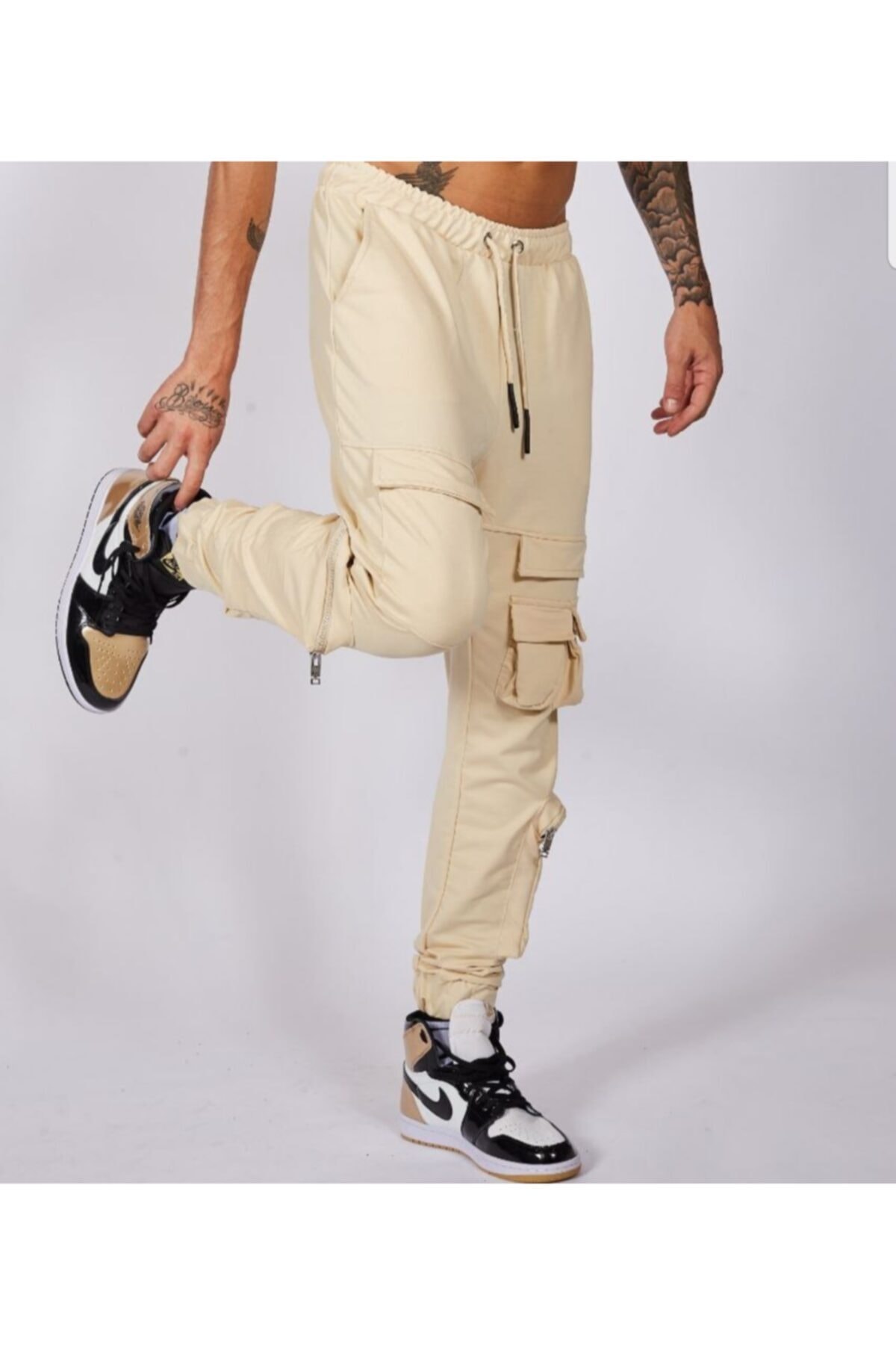 MEN Kargo Çepli Eşofman Altı