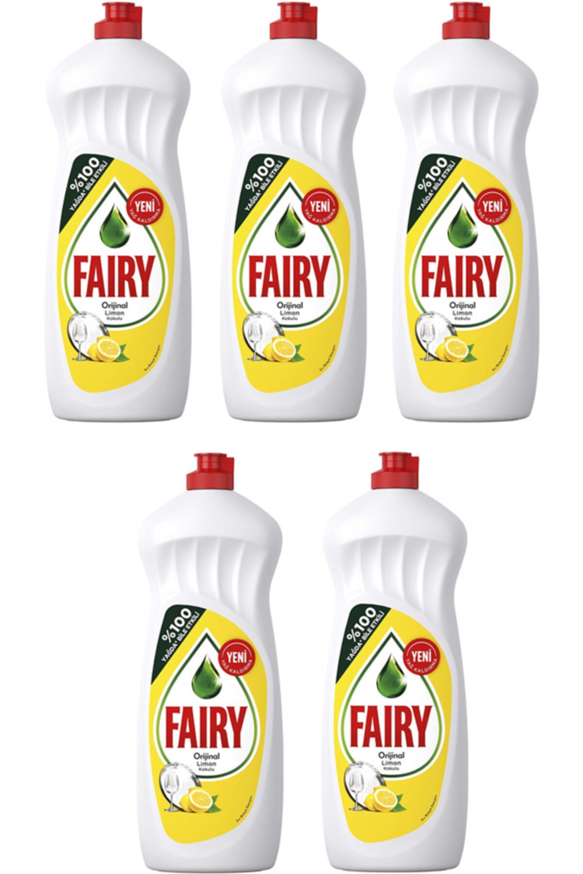 Fairy Sıvı Bulaşık Deterjanı Limon 650 Ml X 5 Adet