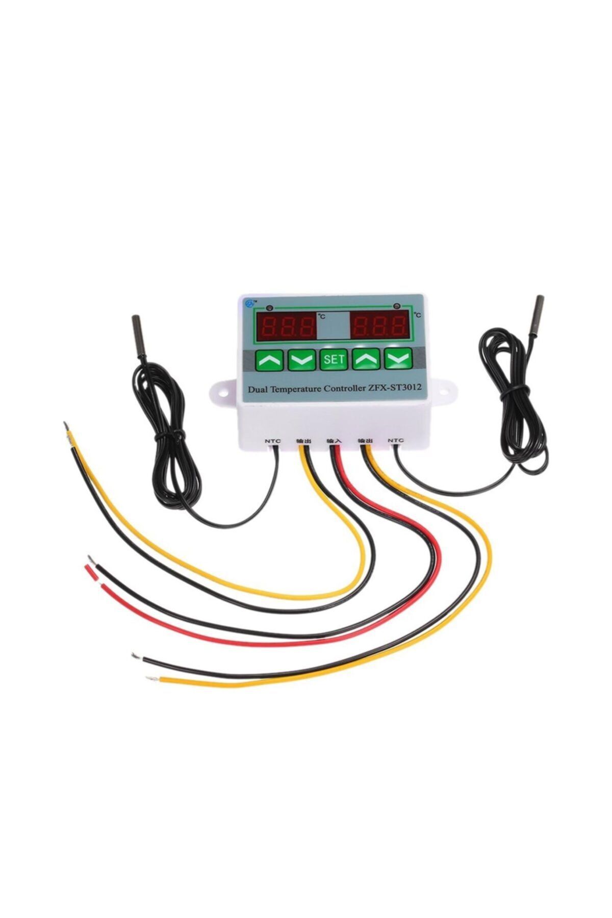OEM Sıcaklık Kontrol Cihazı Çift Termostat Akıllı Led Dijital Ekran Zfx-st3012