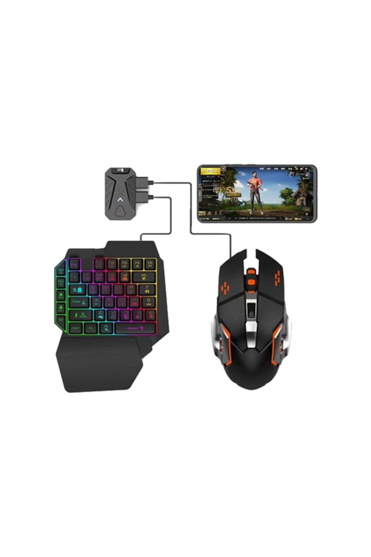 HELLO Jchf-68 Klavye + Mouse Bluetooth Gamepad Oyuncu 4ın1 Seti