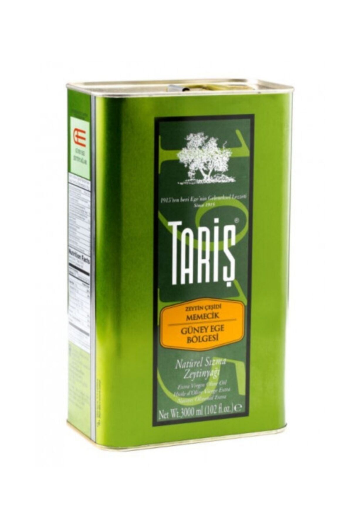 Tariş TARİŞ GÜNEY EGE NATÜREL SIZMA ZEYTİNYAĞI 3000 ML
