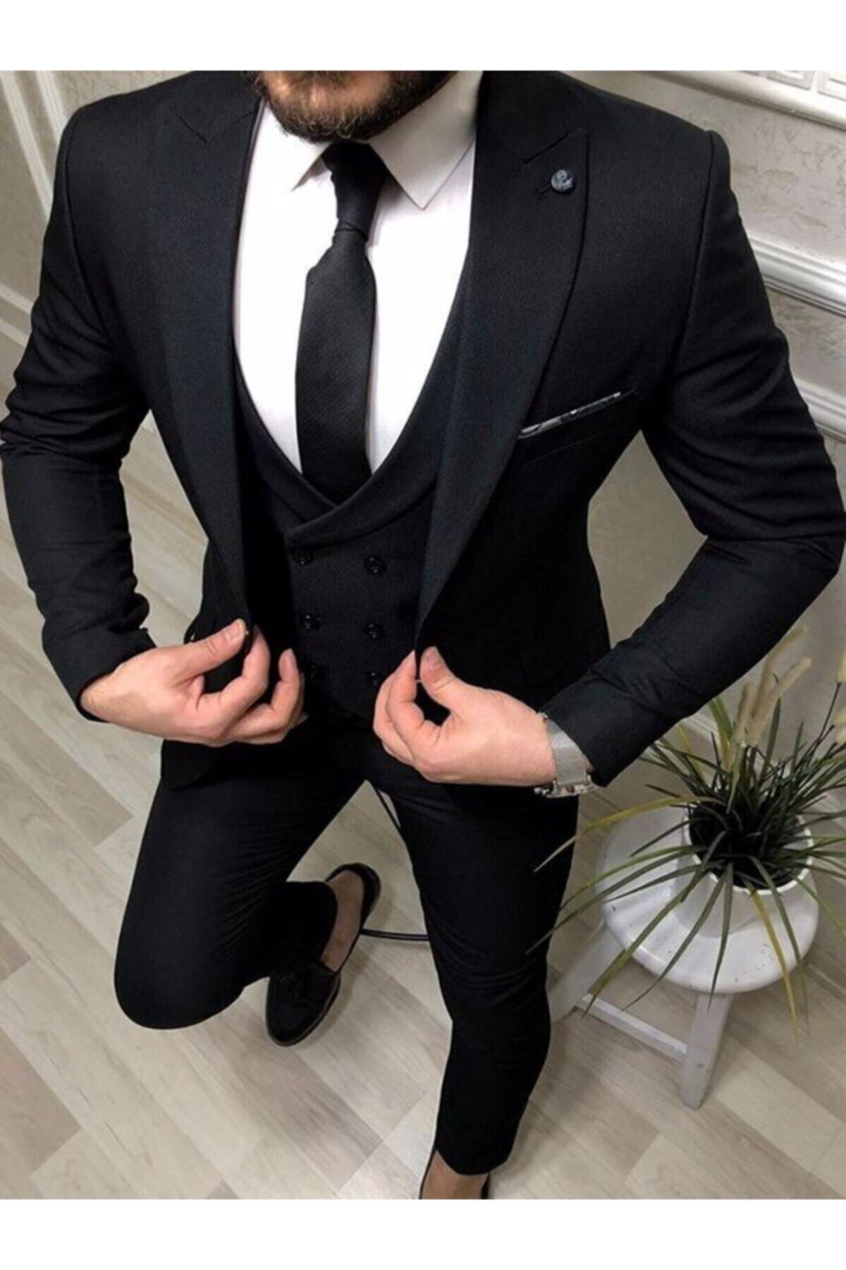 ARTI 12 MEN'S WEAR Erkek Dar Kesim Slim Fit Takım Elbise