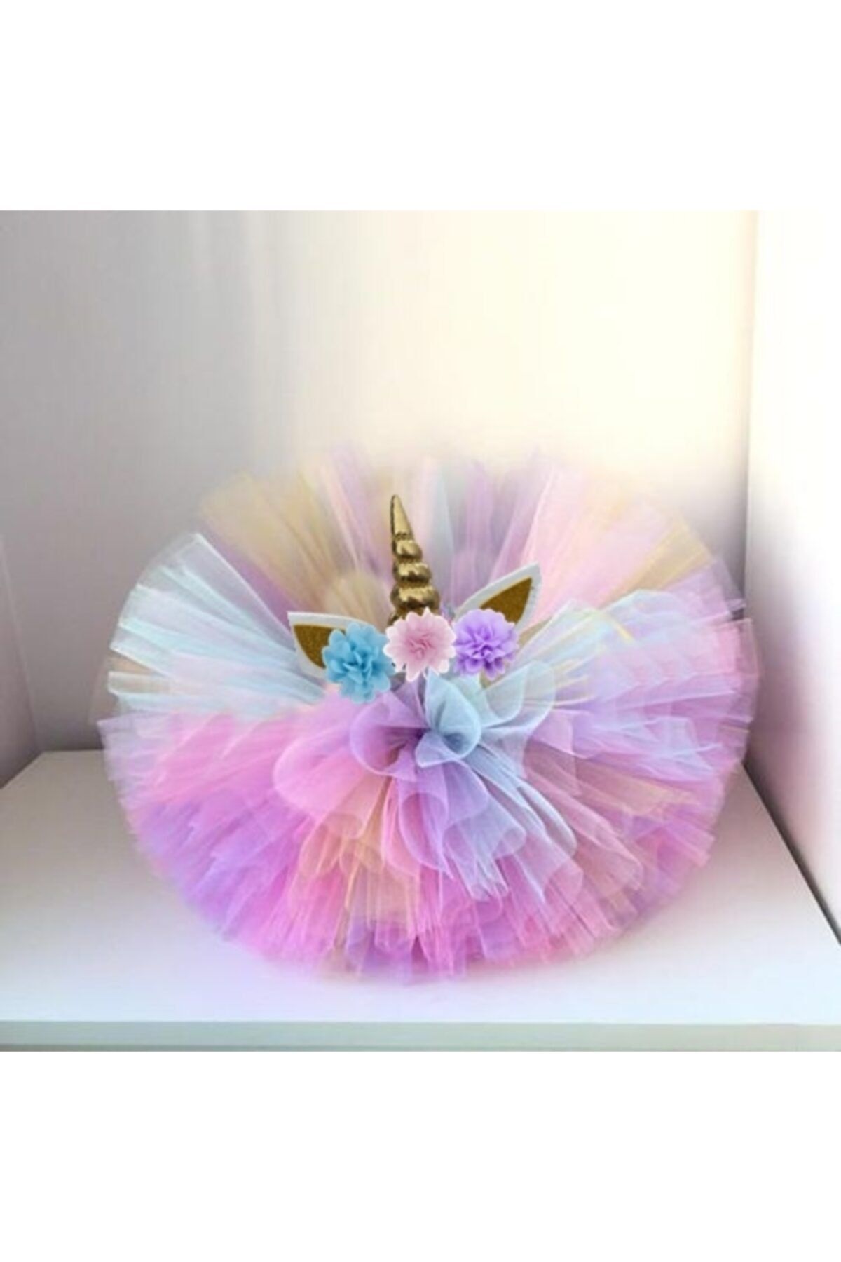 bba new trend 2 Li,unicorn Tütü Doğumgünü Etek,unicorn Taç Doğumgünü Kostüm