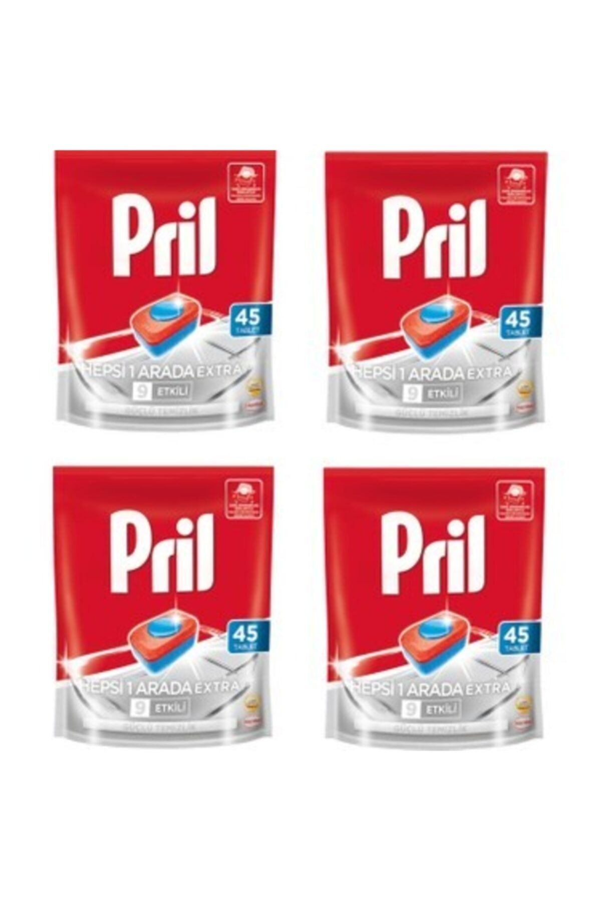 Pril Hepsi Bir Arada Extra Tablet 30 Li X 4 Adet = 120 Yikama