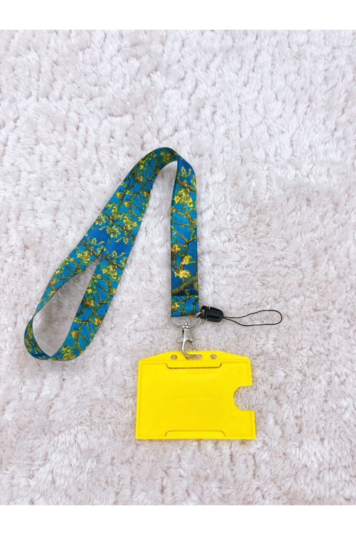 TRN STORE Badem Çiçeği Van Gogh Boyun Askı Ipi