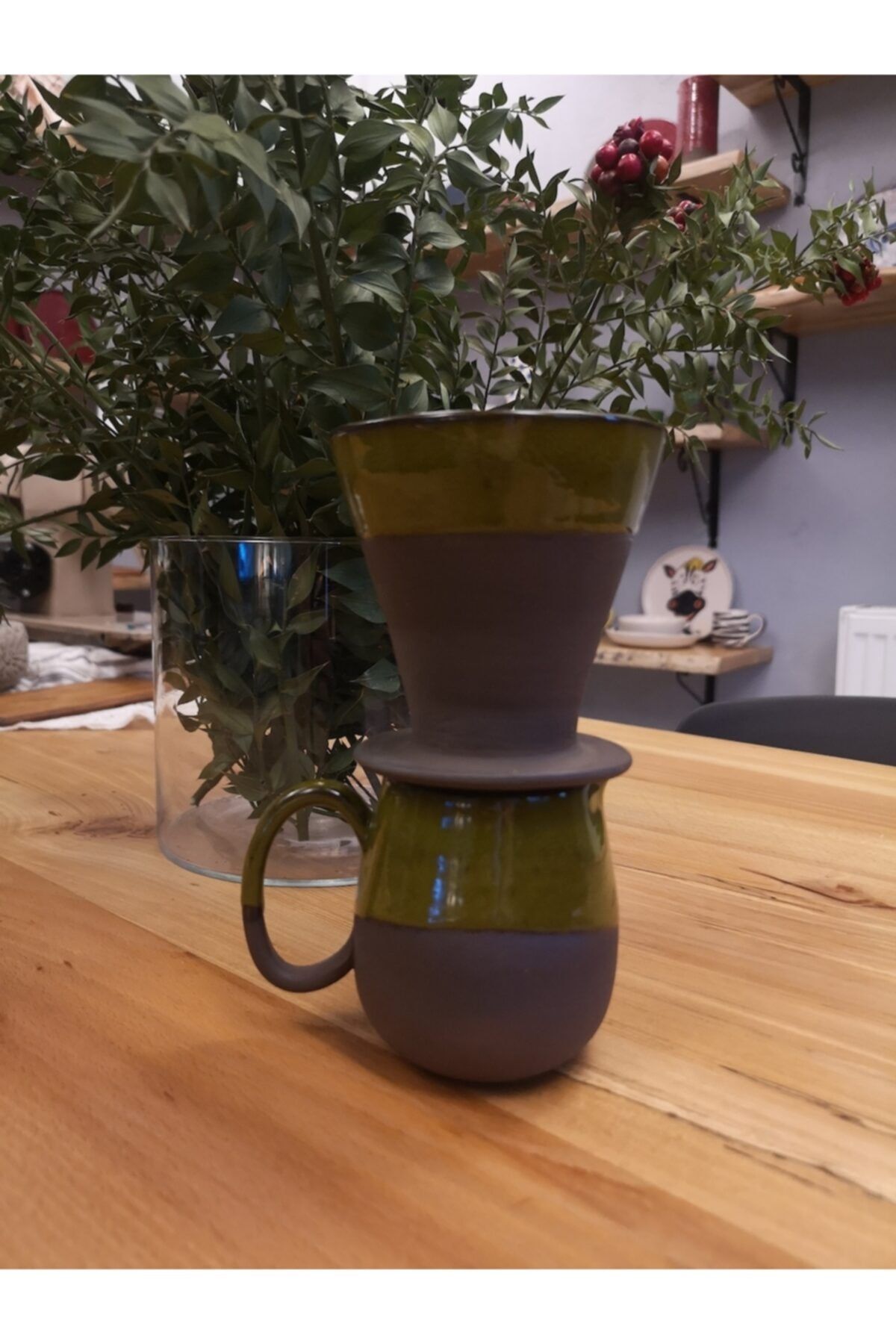 Joyso El Yapımı Filtre Kahve Dripper Emerald