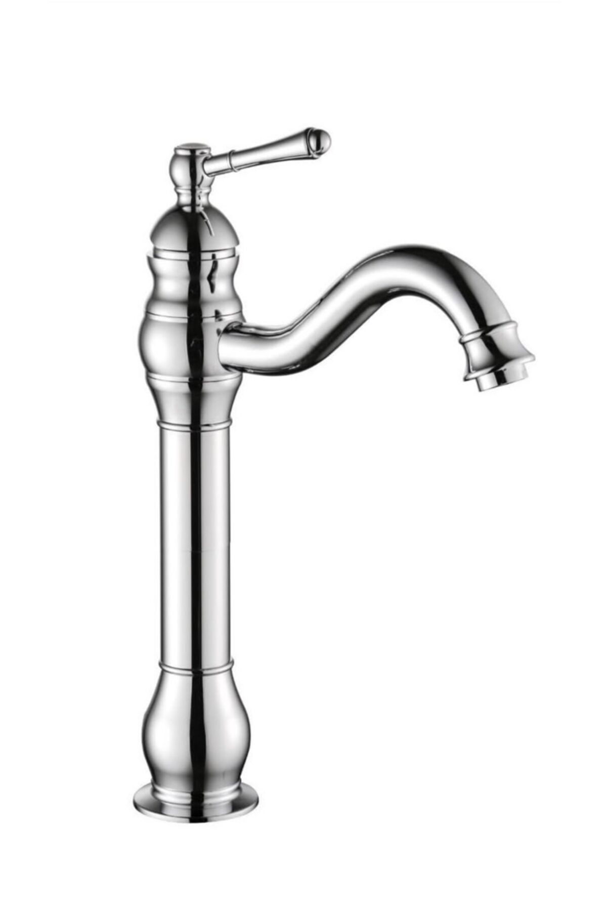 LPD S Borulu Çanak Banyo Lavabo Bataryası Krom