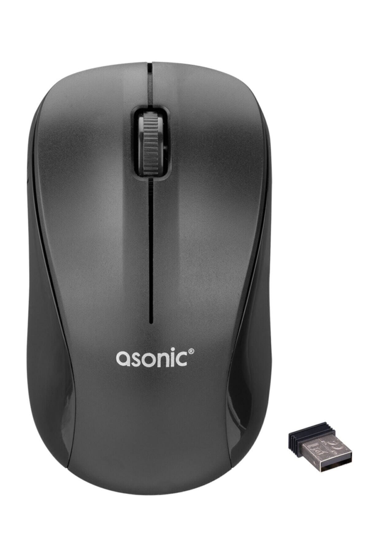 Asonic Siyah Optik Kablosuz Mouse As-wm5 Usb