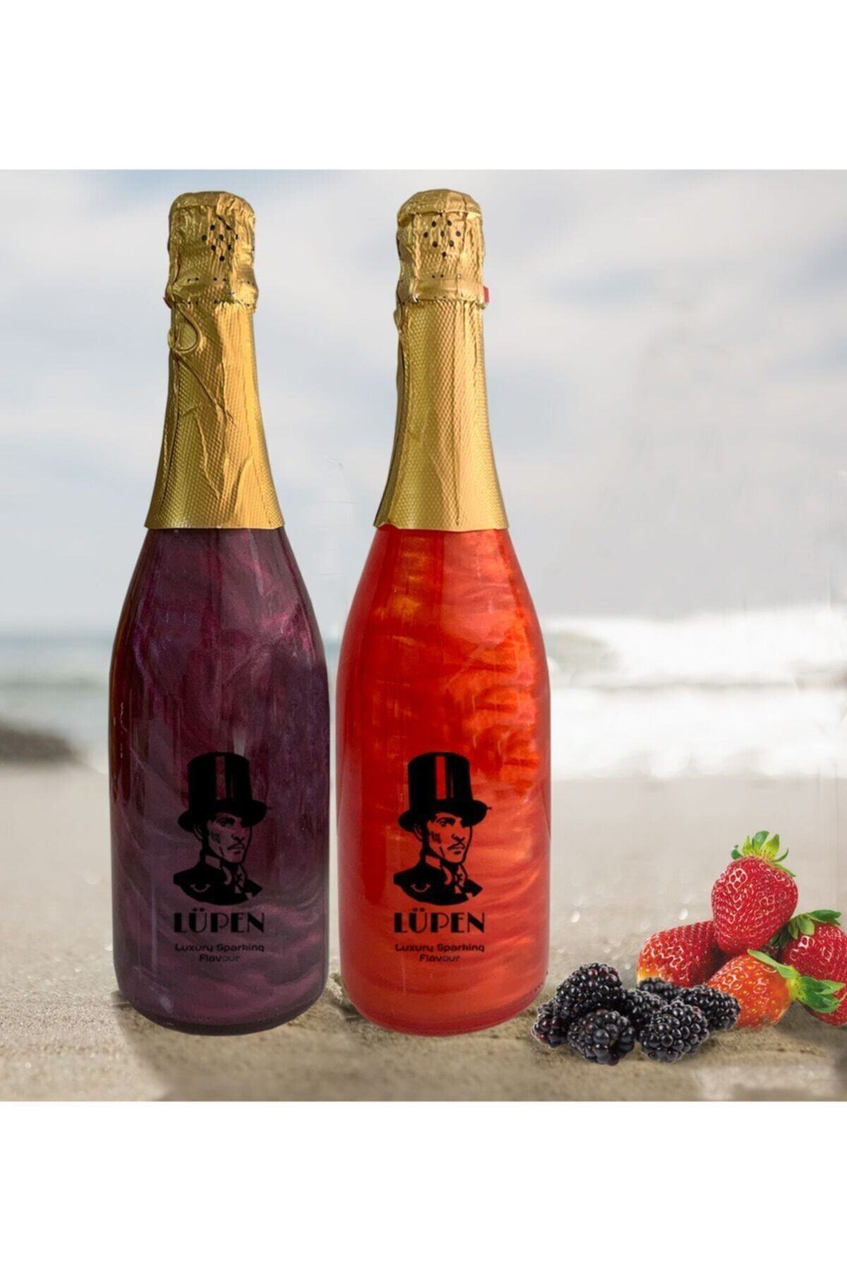 Lüpen Alkolsüz Simli İçecek Böğürtlen Çilek 750 ml 2 Adet