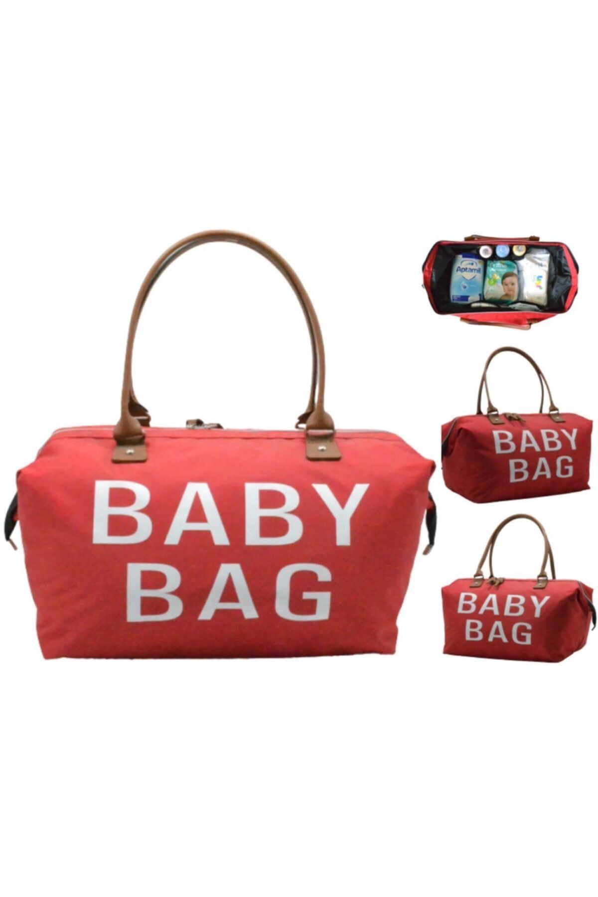 my PİOGGİA Baby Bag Kırmızı Anne Bebek Bakım Ve Mommy Kadın Çantası