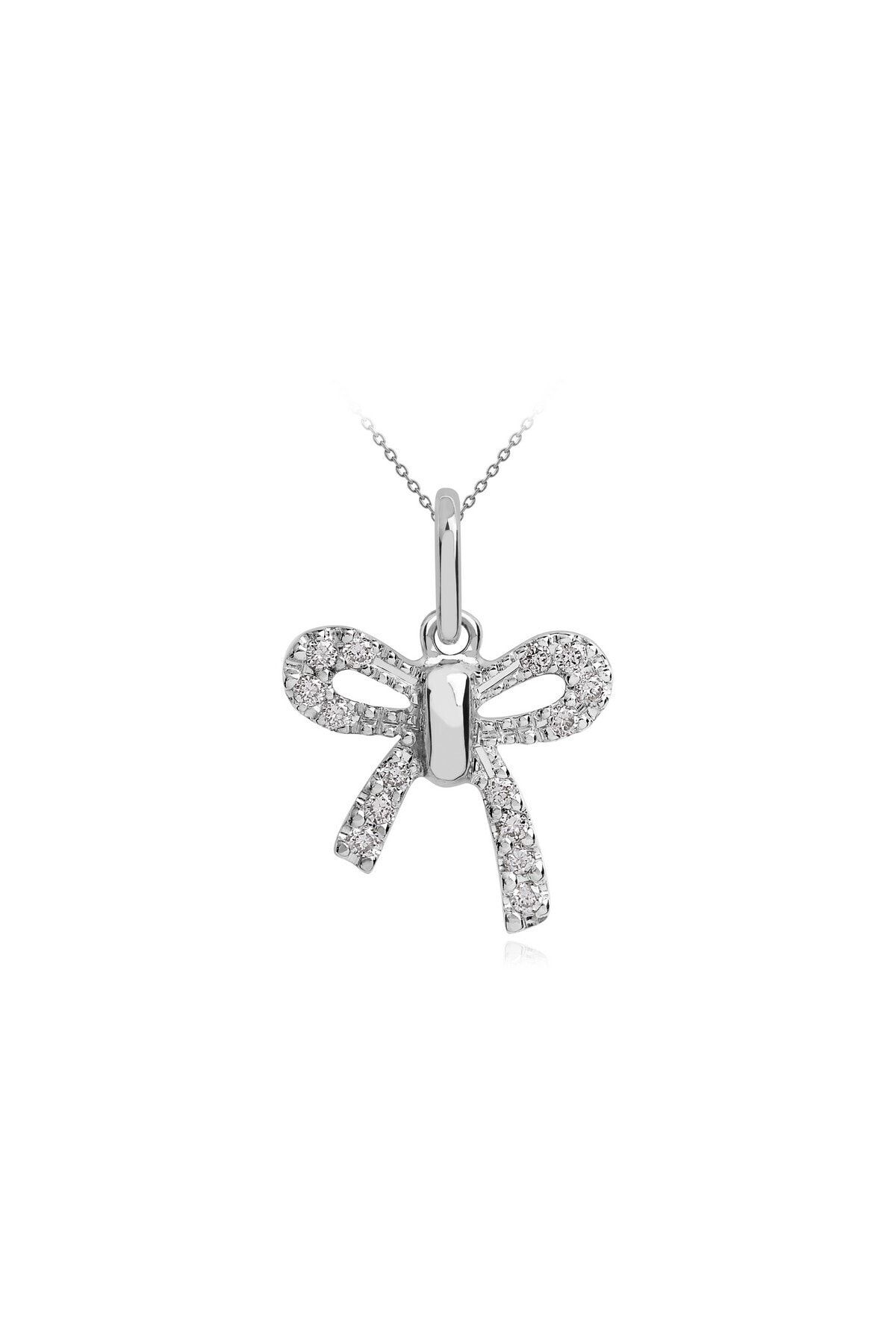 Diamond LineGülaylar 0,06 Karat Pırlanta Light Kolye