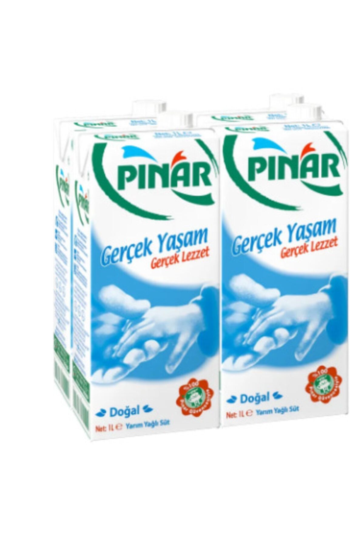 Pınar Yarım Yağlı Süt 4x1