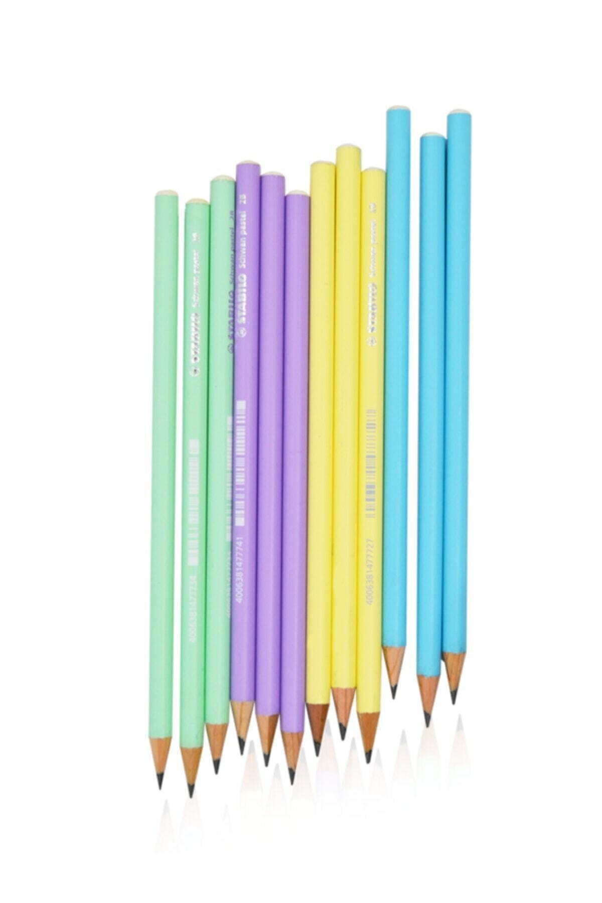 Stabilo 2b Pastel Kurşun Kalem 12'li Paket