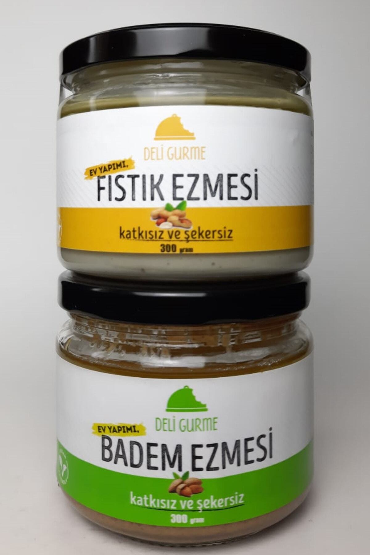 Deli Gurme Badem Ezmesi 300gr & Fıstık Ezmesi 300gr