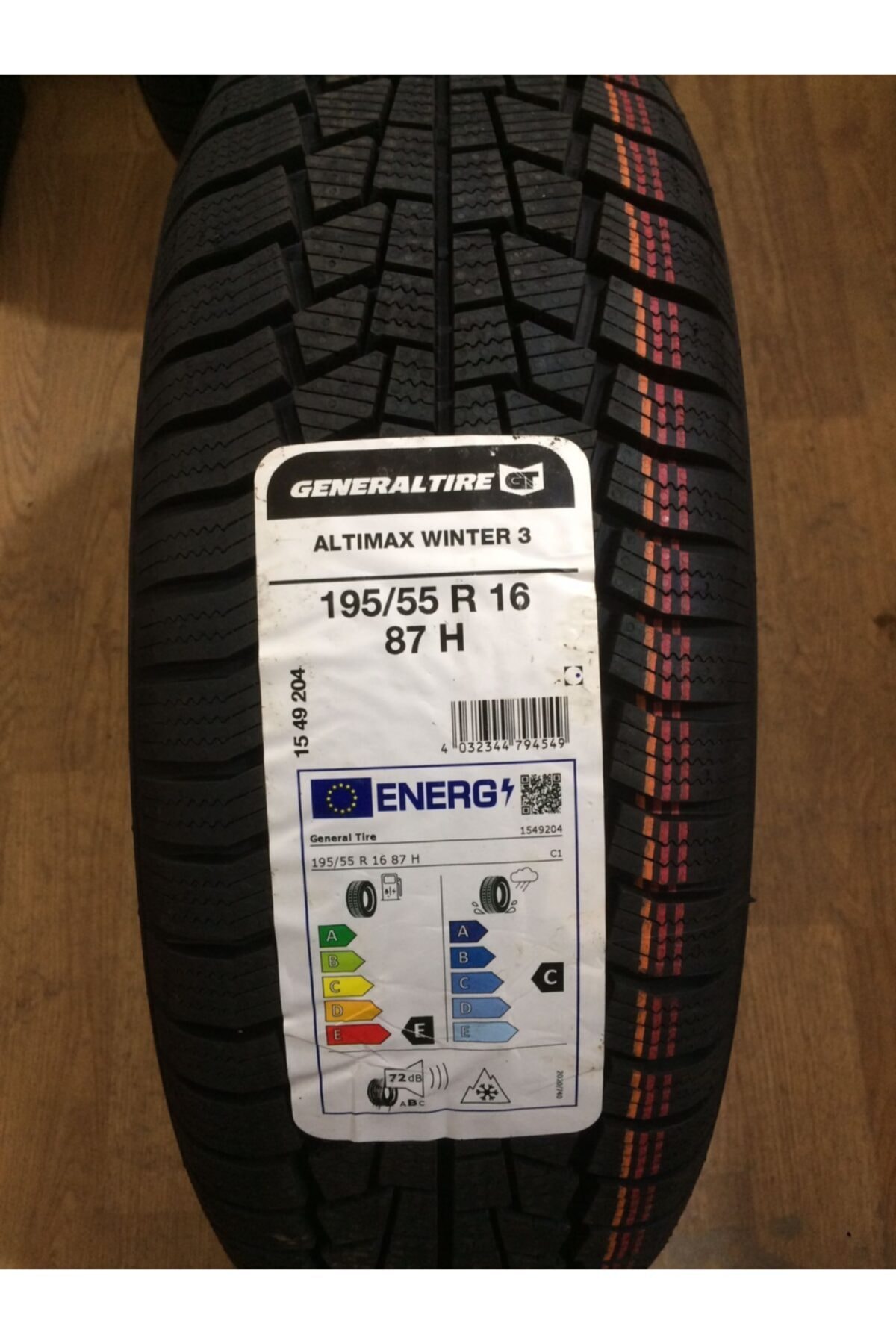 GENERAL 195/55r16 Altımax Wınter 3 87h Tıre Kış Lastiği 2021 Üretim