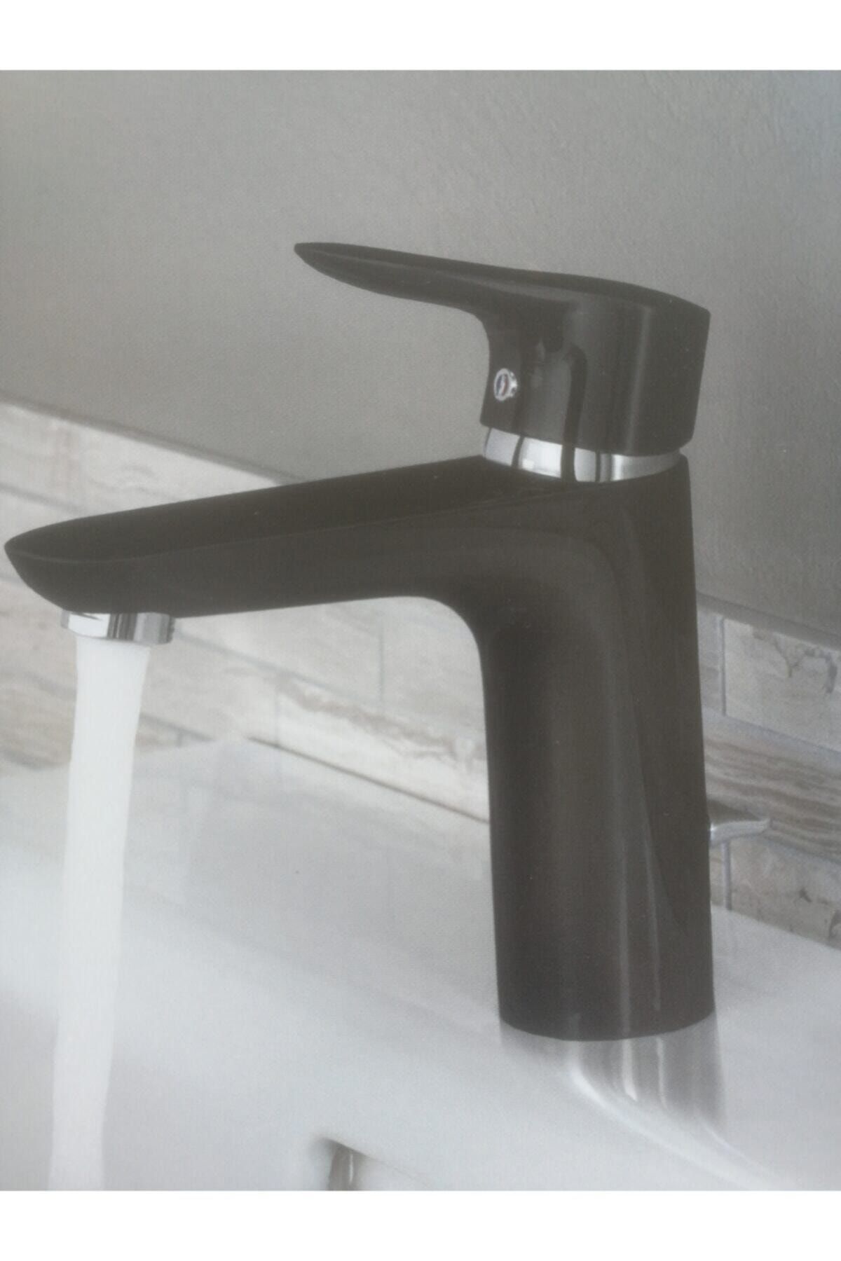 ÜSO SU ARMATÜRLERİ Üso Armoni Siyah Mix Lavabo Bataryası