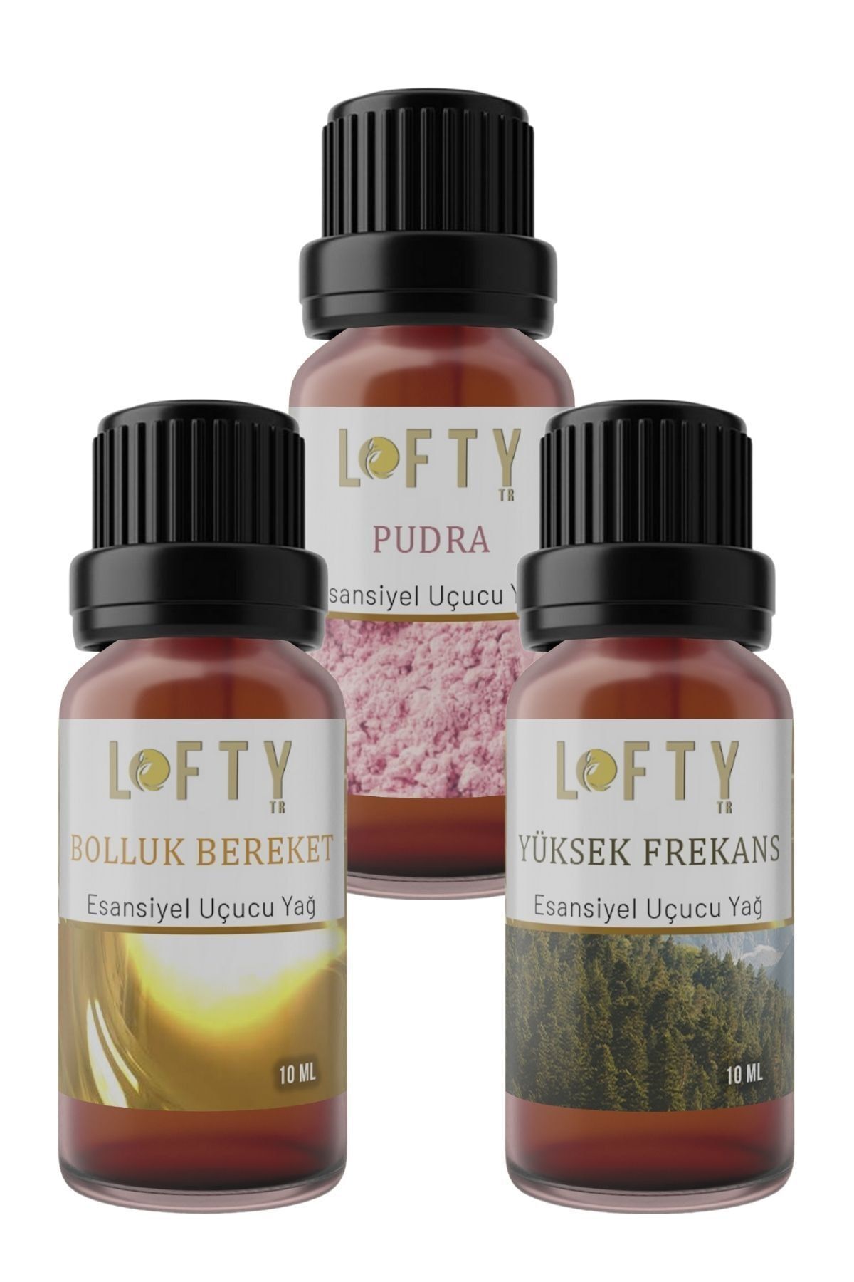 Lofty Pudra, Bereket, Frekans Doğal Uçucu Yağ Saf Buhurdanlık Esansı Oda Kokusu Esans Buhur Yağı 10ml