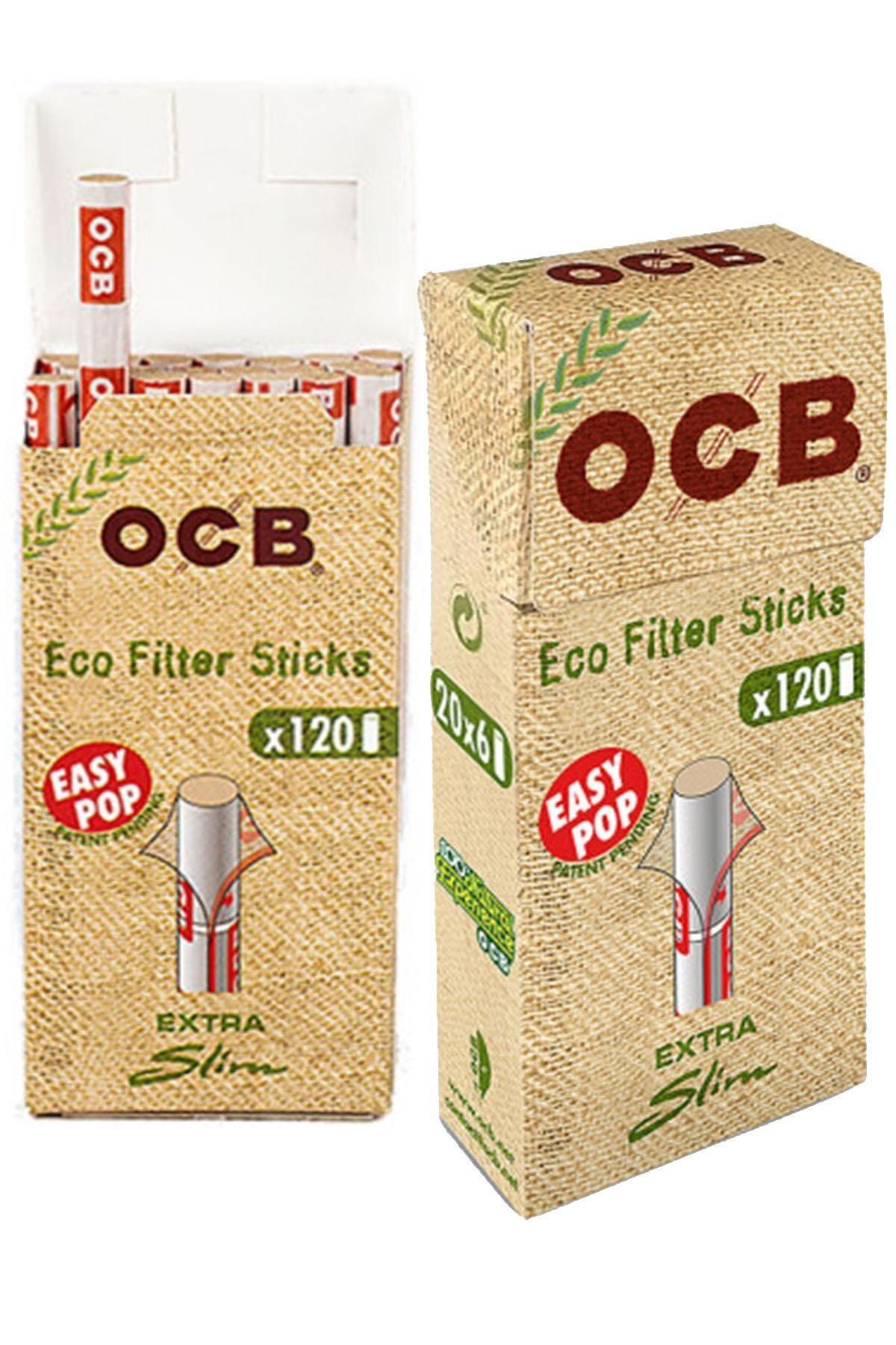OCB Ekstra Slim Eco Tutun Filtresi Sünger Ağızlık Zıvana 1 Paket
