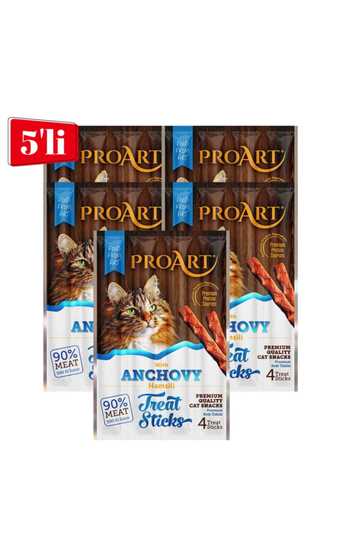 proart Hamsili Yetişkin Kedi Ödül Çubuğu 4*5 Gr X 5 Adet