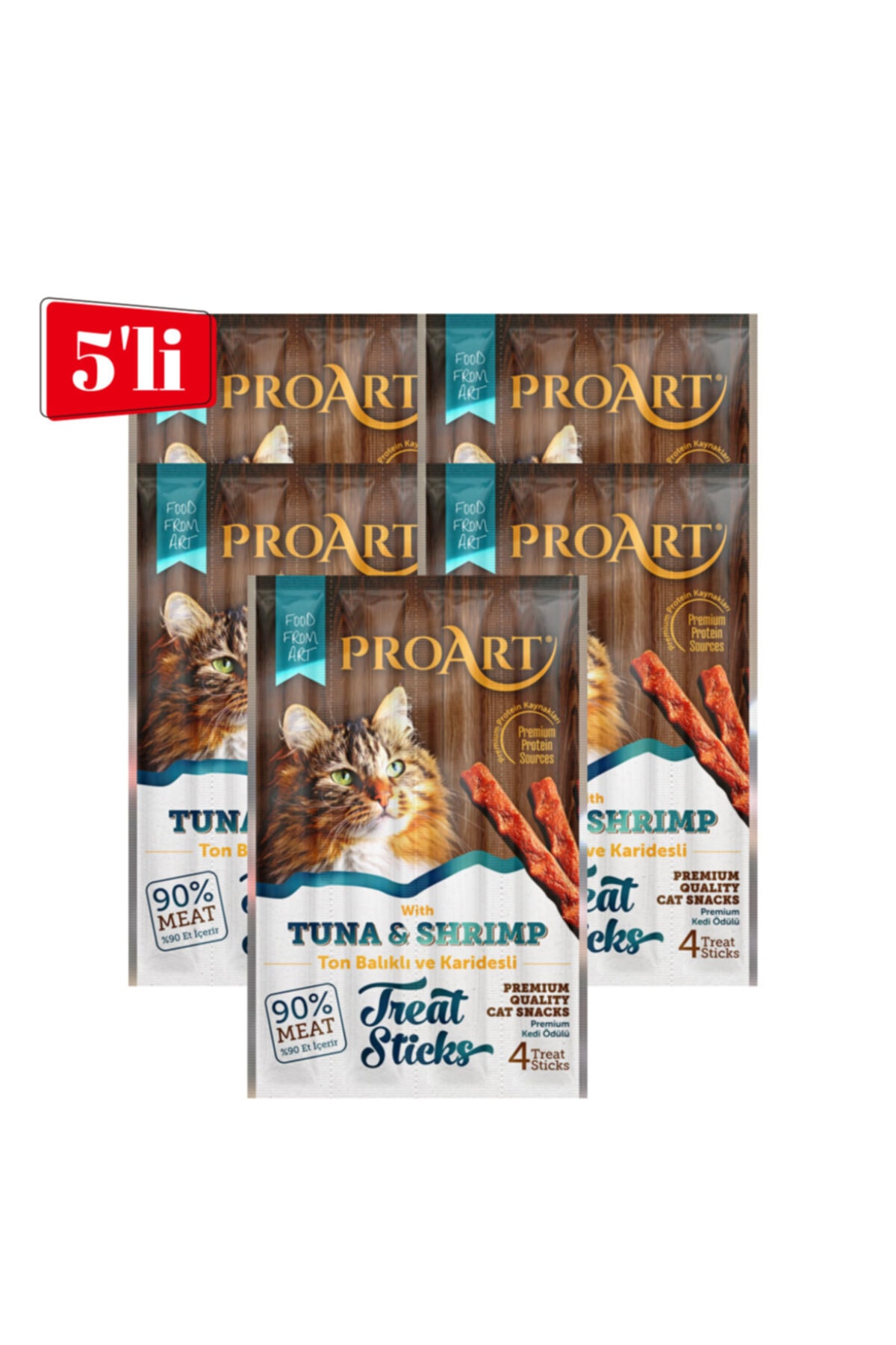 proart Ton Balıklı Ve Karidesli 4*5 Gr X 5 Adet
