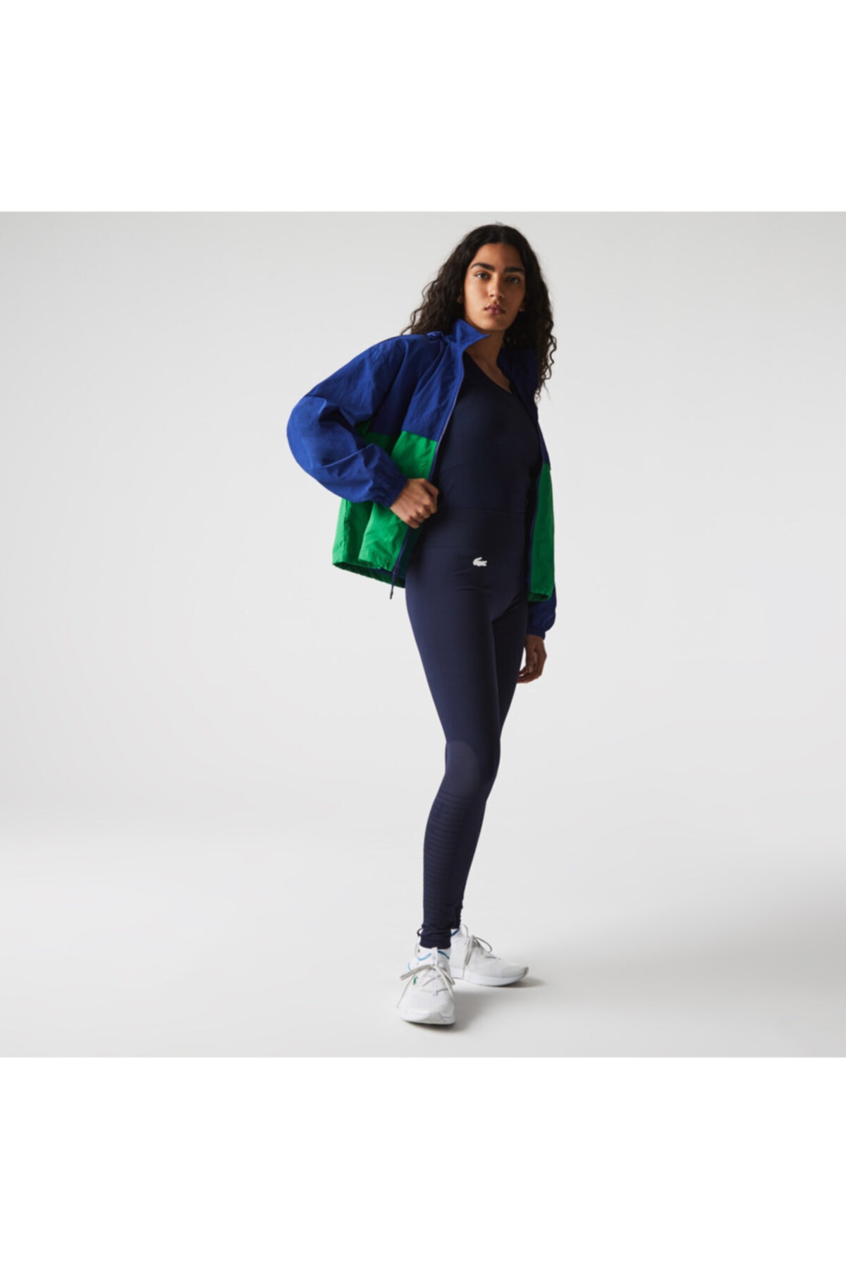 Lacoste Sport Kadın Yüksel Bel Lacivert Tayt