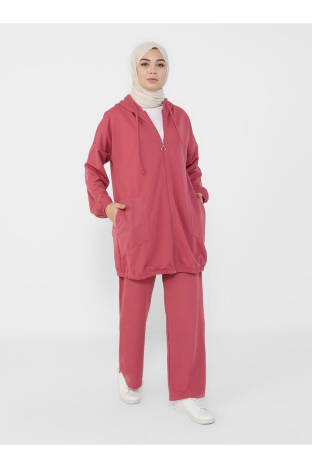 Tavin Ikili Eşofman Takımı - Gül Kurusu -