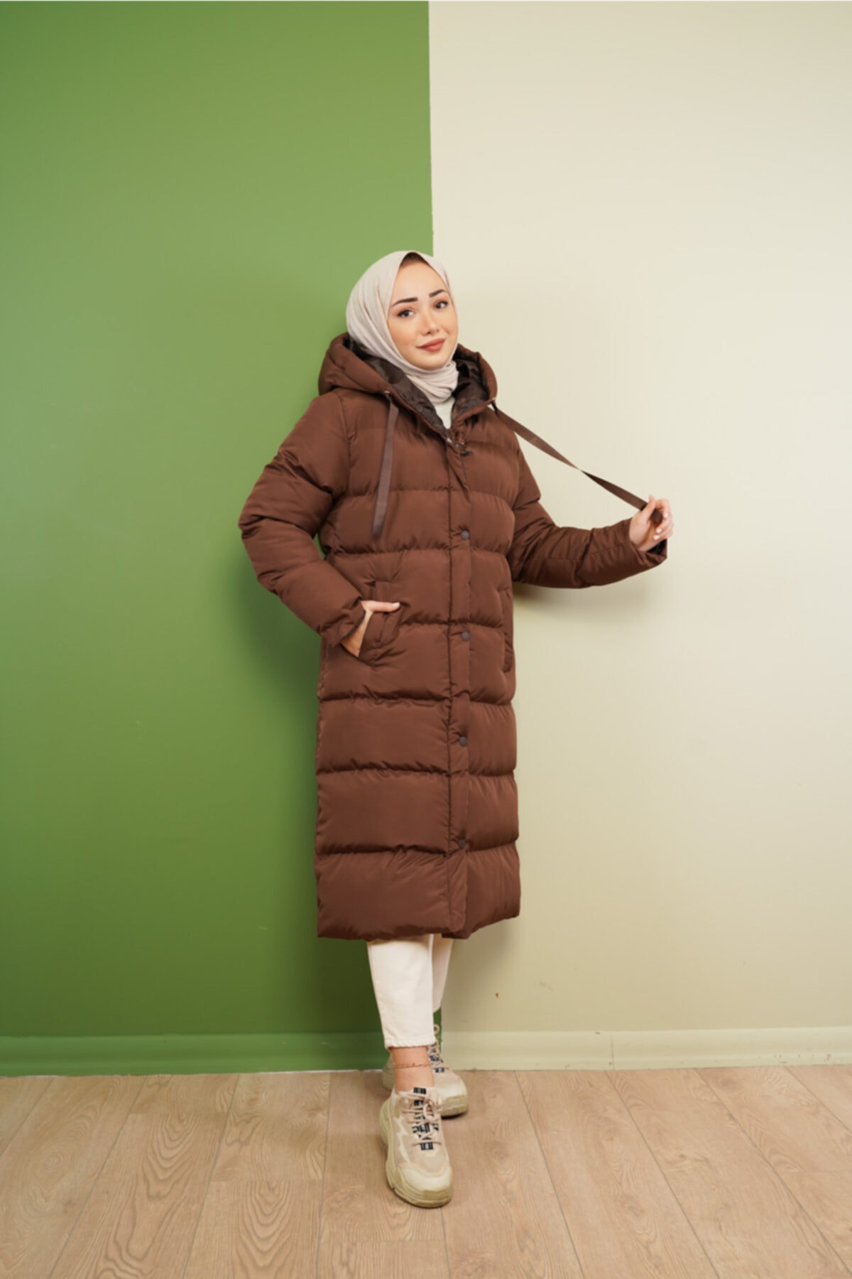 KAMİL KESKİN Kapüşonlu Şişme Mont