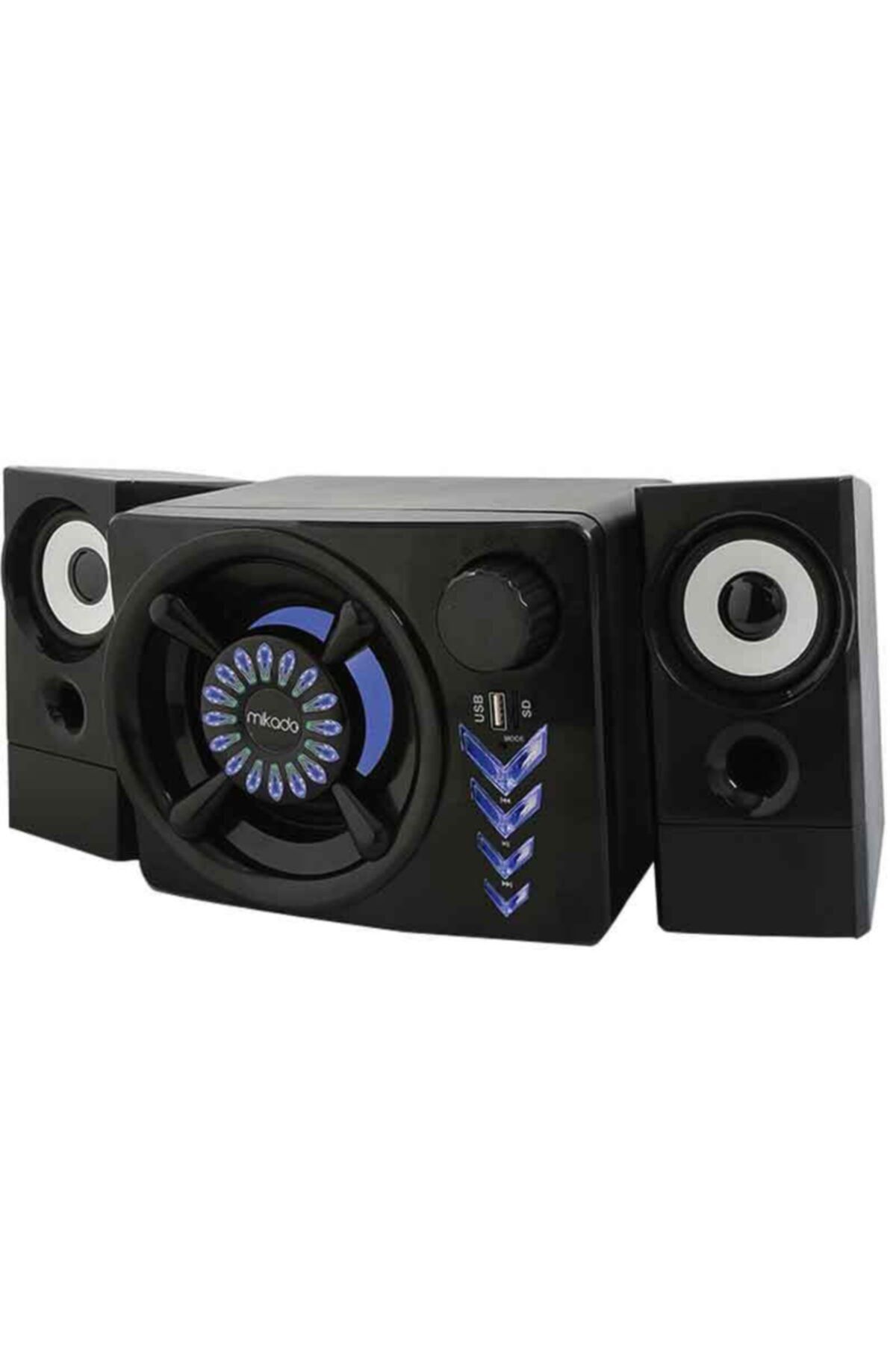 Mikado Md-219bt 2+1 10w+3w*2 Siyah Usb-Tf-Bluetooth Destekli Speaker