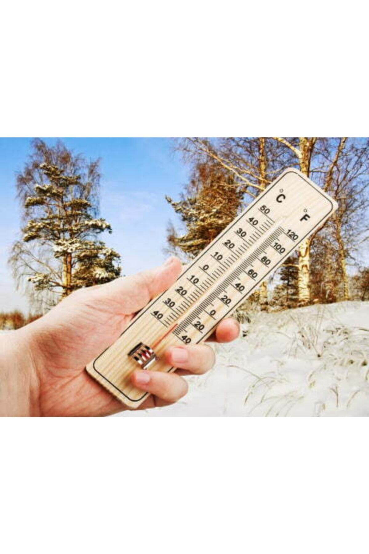 Xnews Ahşap Termometre-