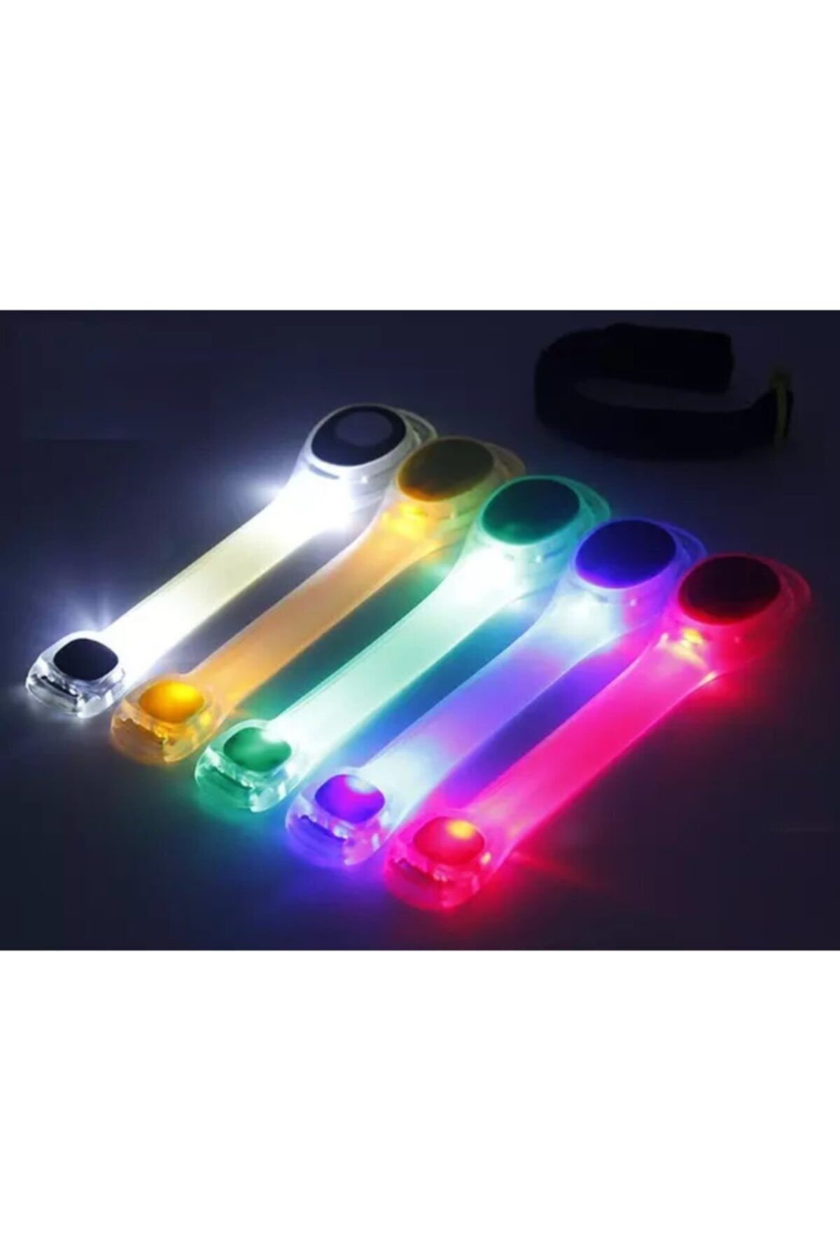 Lotus Tech Lotustech Led Işıklı Reflektör Kol Bandı Spor Koşu Bisiklet / Mavi