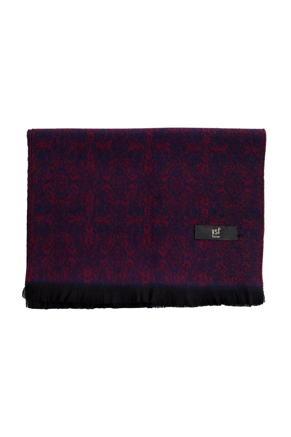 YSF Giyim Desenli Kışlık Kaşkol 211224-4