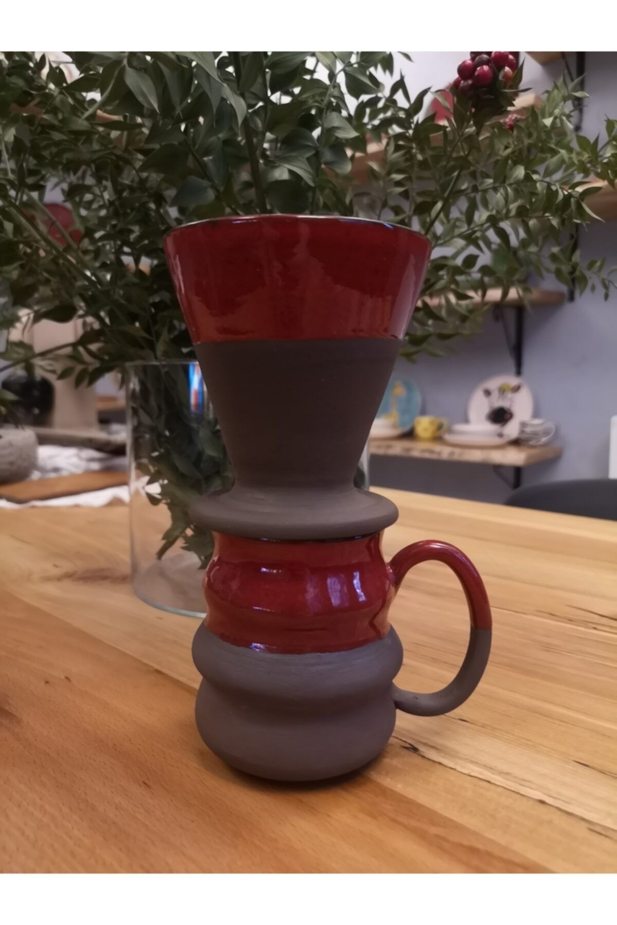 Joyso El Yapımı Filtre Kahve Drippper Ruby