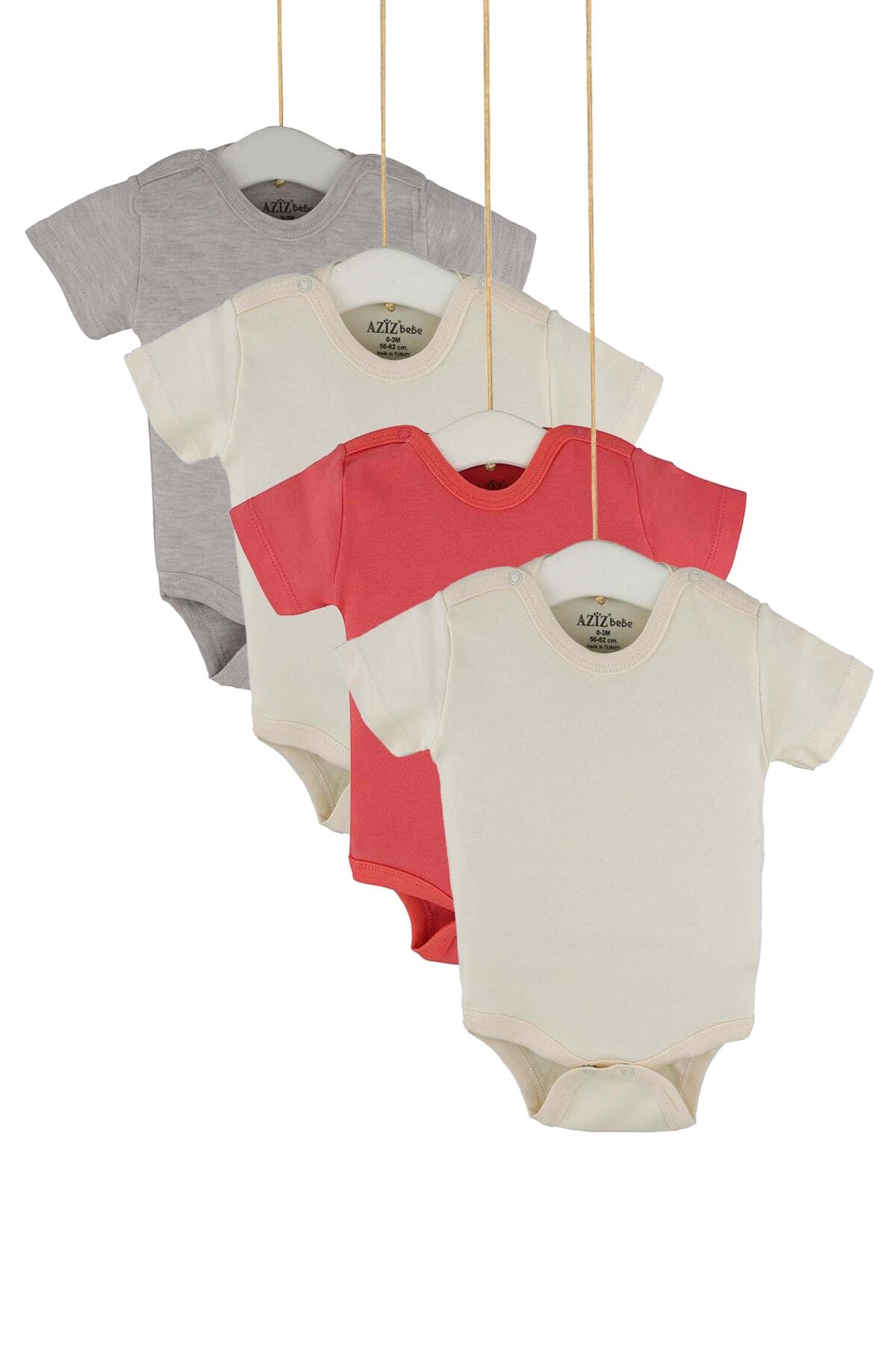 Aziz Bebe Unisex Çocuk Çıtçıtlı Zıbın Azz001759