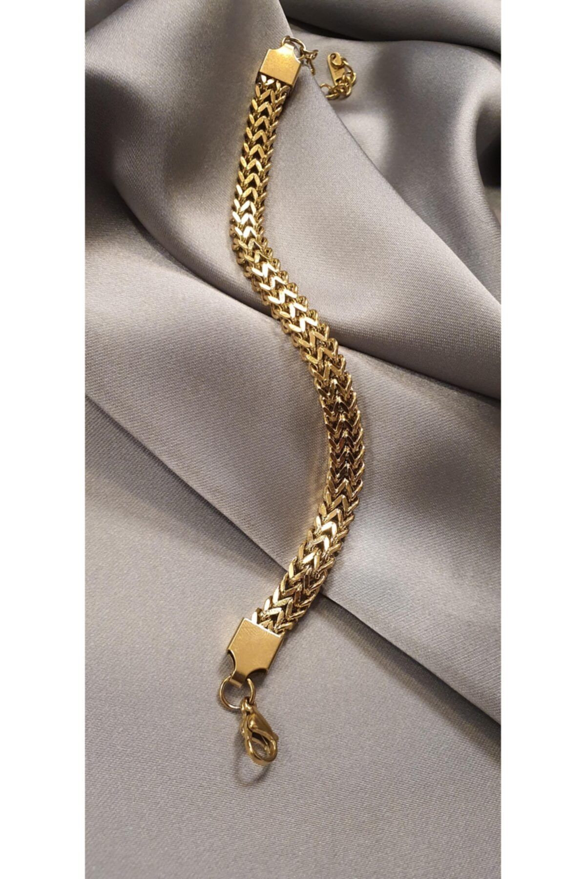 Labone Accessories Çelik Gold Künye Bileklik