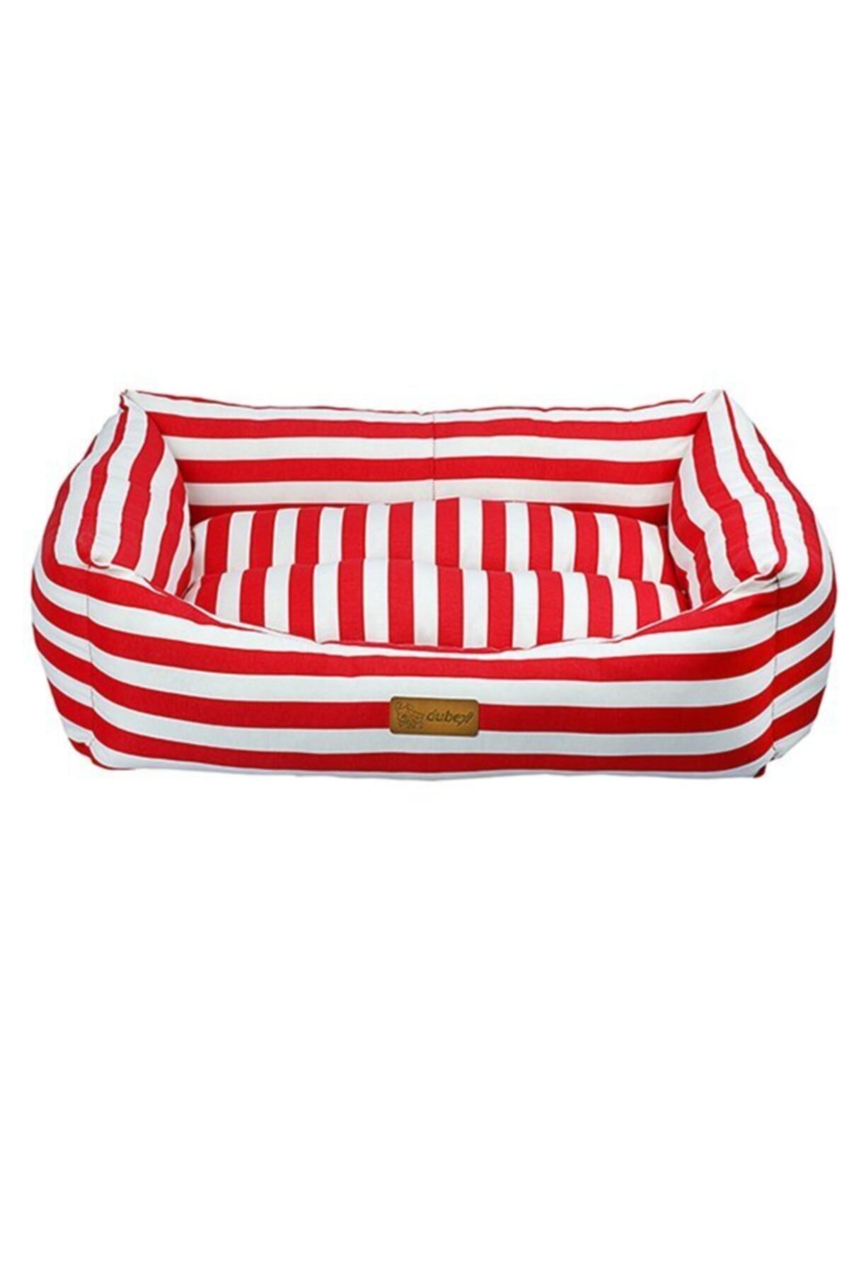 Dubex Makaron Dikdörtgen Yatak Vr05 Kırmızı-beyaz(l)60x78x22h Cm
