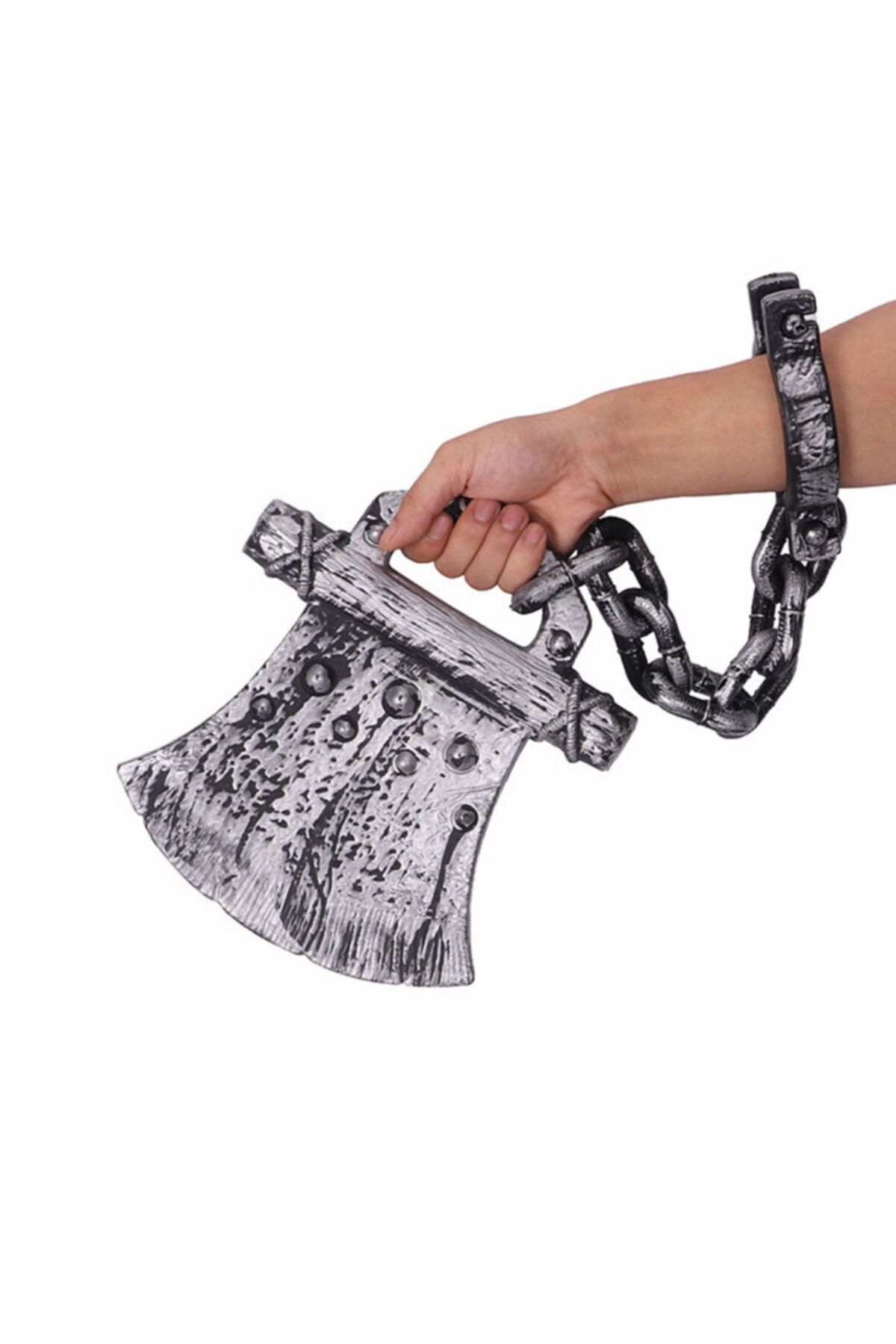 DetoksHome Cadılar Bayramı Halloween Baltalı Kelepçe Diotin 74 cm