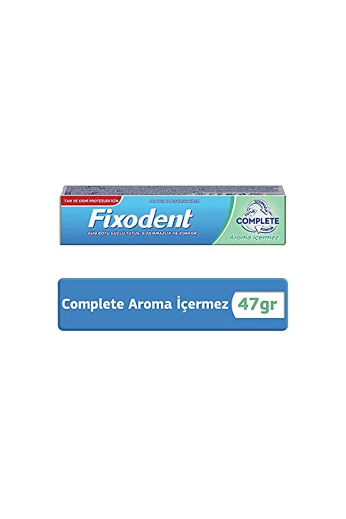Fixodent Complete Diş Protez Yapıştırıcı Krem 47 Gr Aroma Içermez