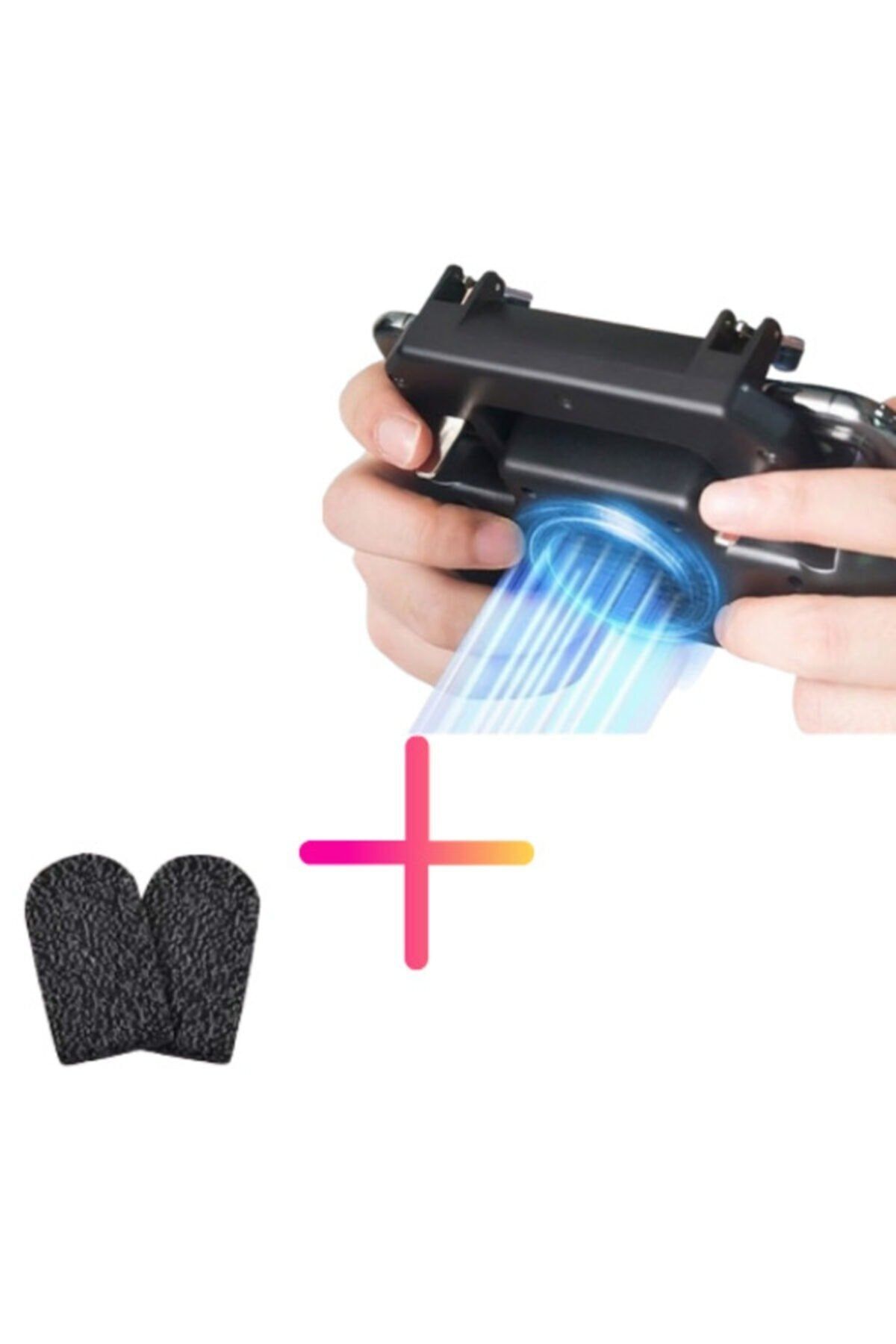 DetoksHome Soğutucu Fanlı Powerbank Ve Pubg Parmak Eldviven Set