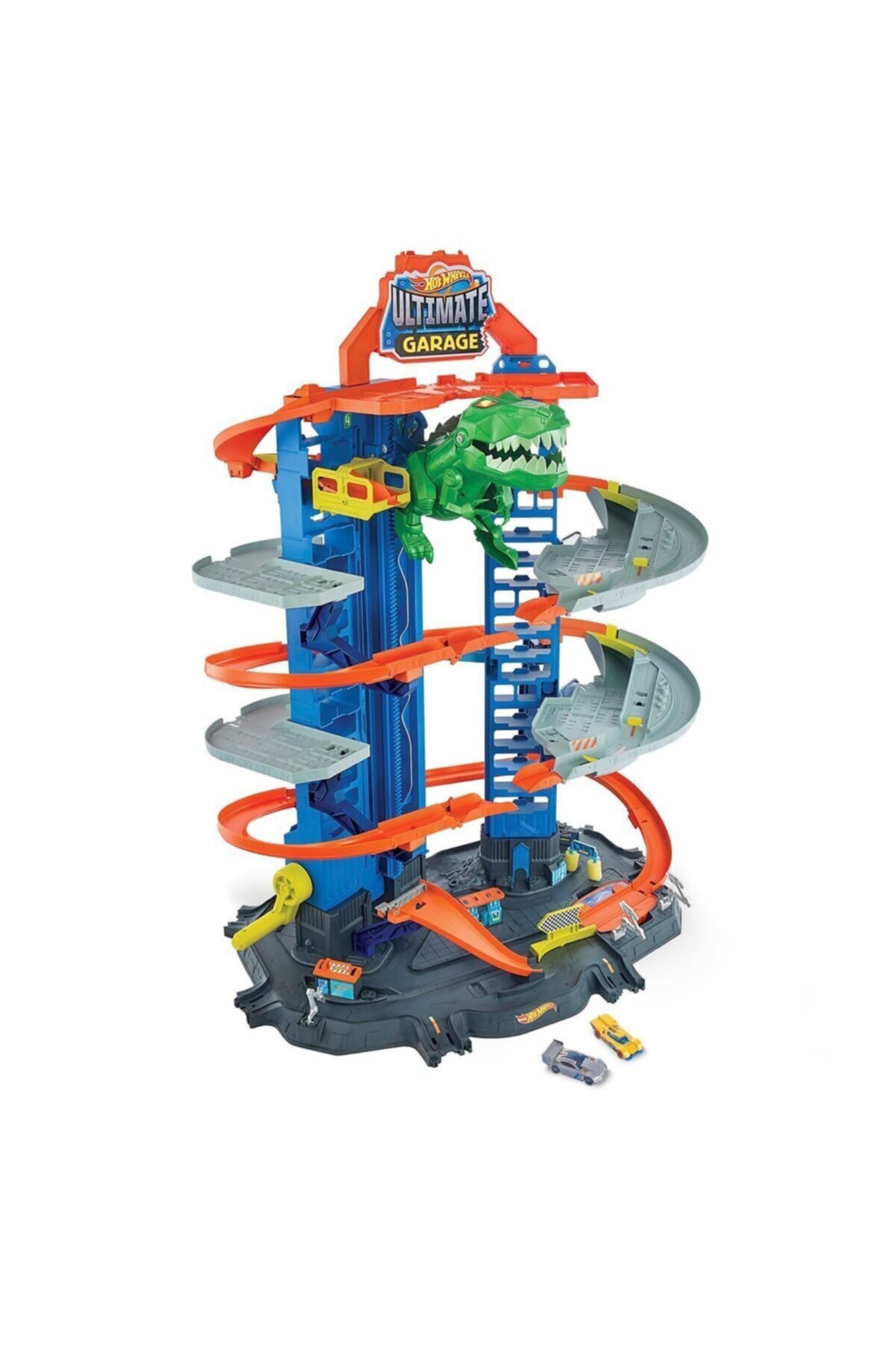 DetoksHome Gjl14 Hot Wheels Robotik T-rex Ultimate Garaj