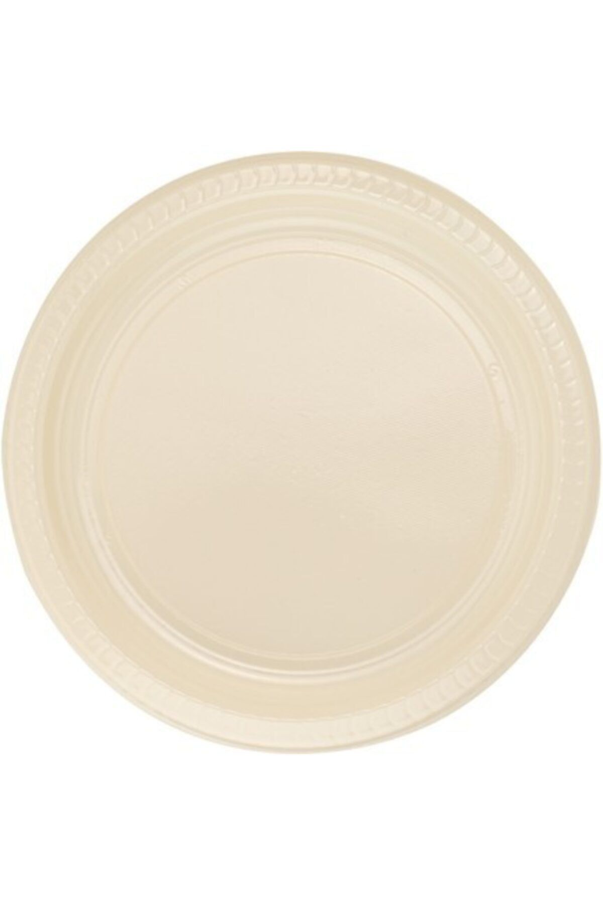 DetoksHome Krem Plastik Tabak 22 Cm 25 Adet