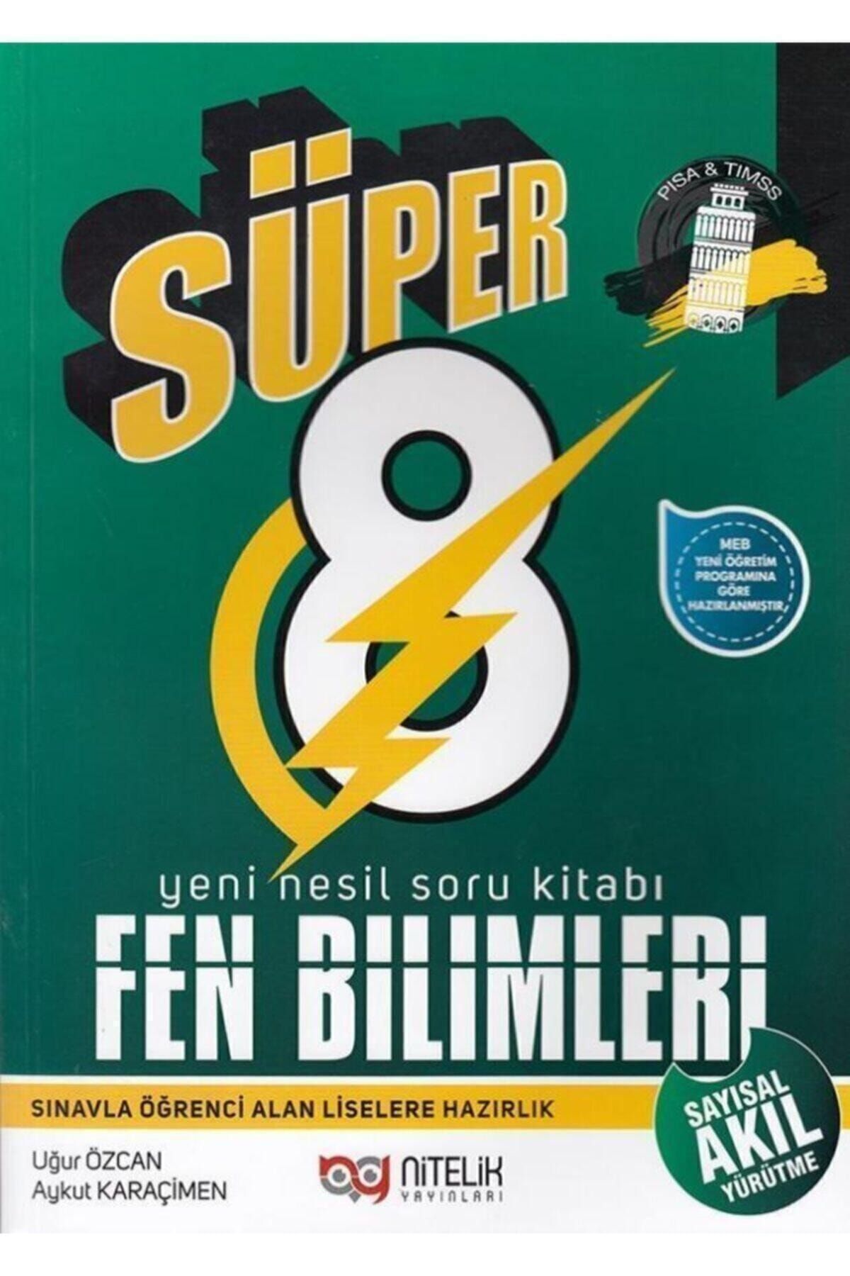 Nitelik Yayınları 8.sınıf Yeni Nesil Süper Fen Bilimleri Soru Kitabı 2019 Aykut Karaçimen  Uğur Özcan