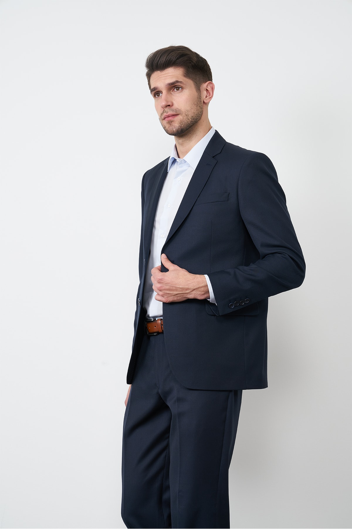 Çetinkaya Erkek 6 Drop Lacivert Takım Elbise