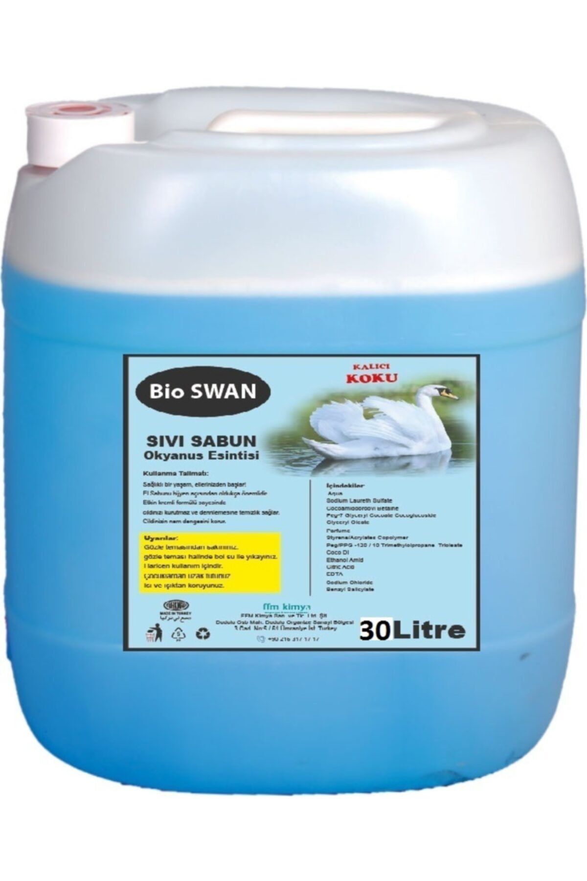 BioSwan Sıvı El Sabunu 30 Kg