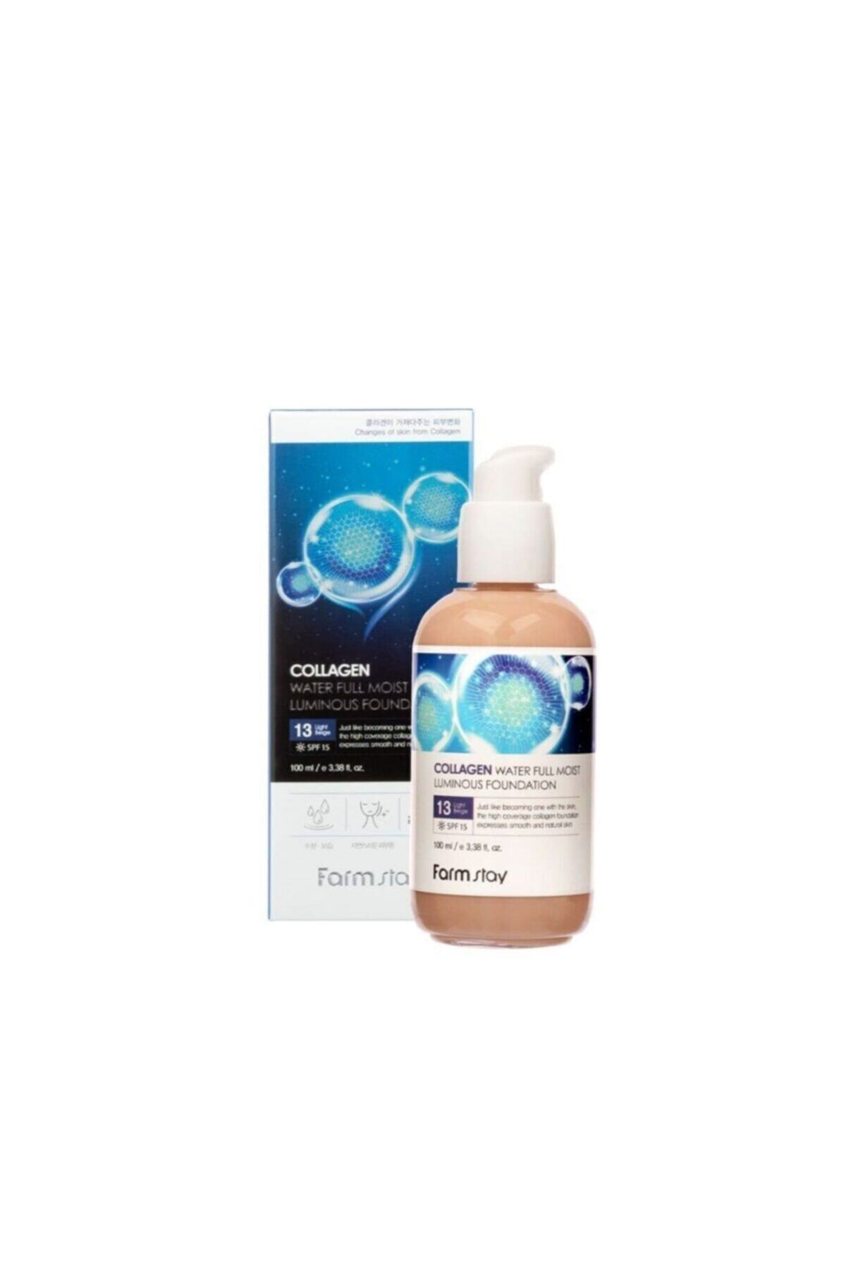 Farmstay Nemlendirici, Kolajenli Fondöten 100 ml #13 Light Beige