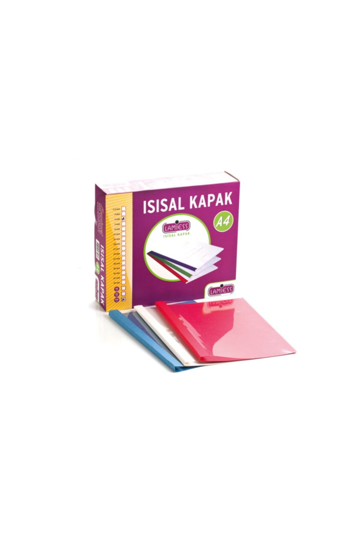 Lamiess 36 Mm Isısal Cilt Kapağı Beyaz 25 Adet