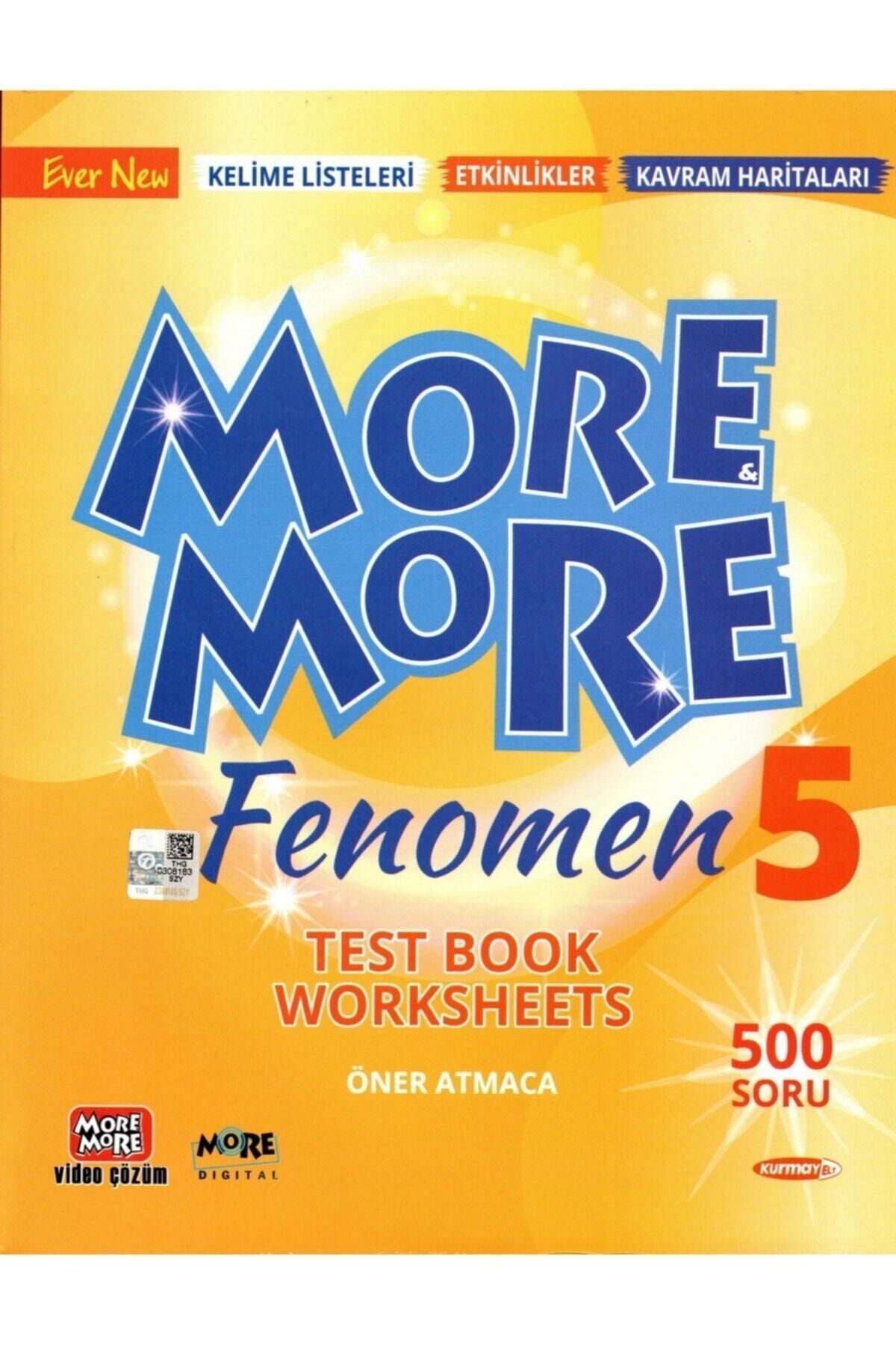 Kurmay Elt Yayınları Kurmay Elt More And More 5. Sınıf Fenomen English Test Book Worksheets 2022