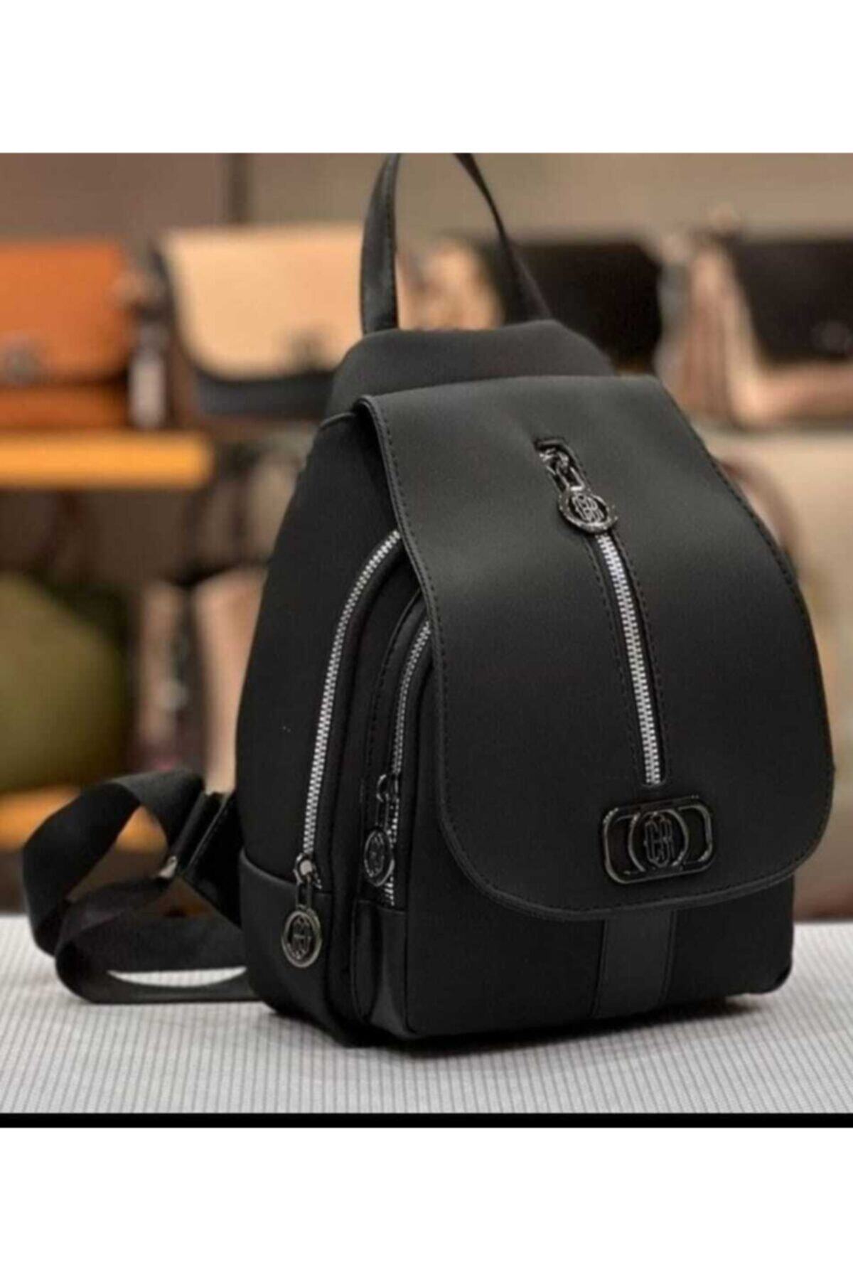 CRESSBERRY Küçük Boy Kadın Sırt Çantası,siyah (boy:25 Xgenişlik 23 Cm )