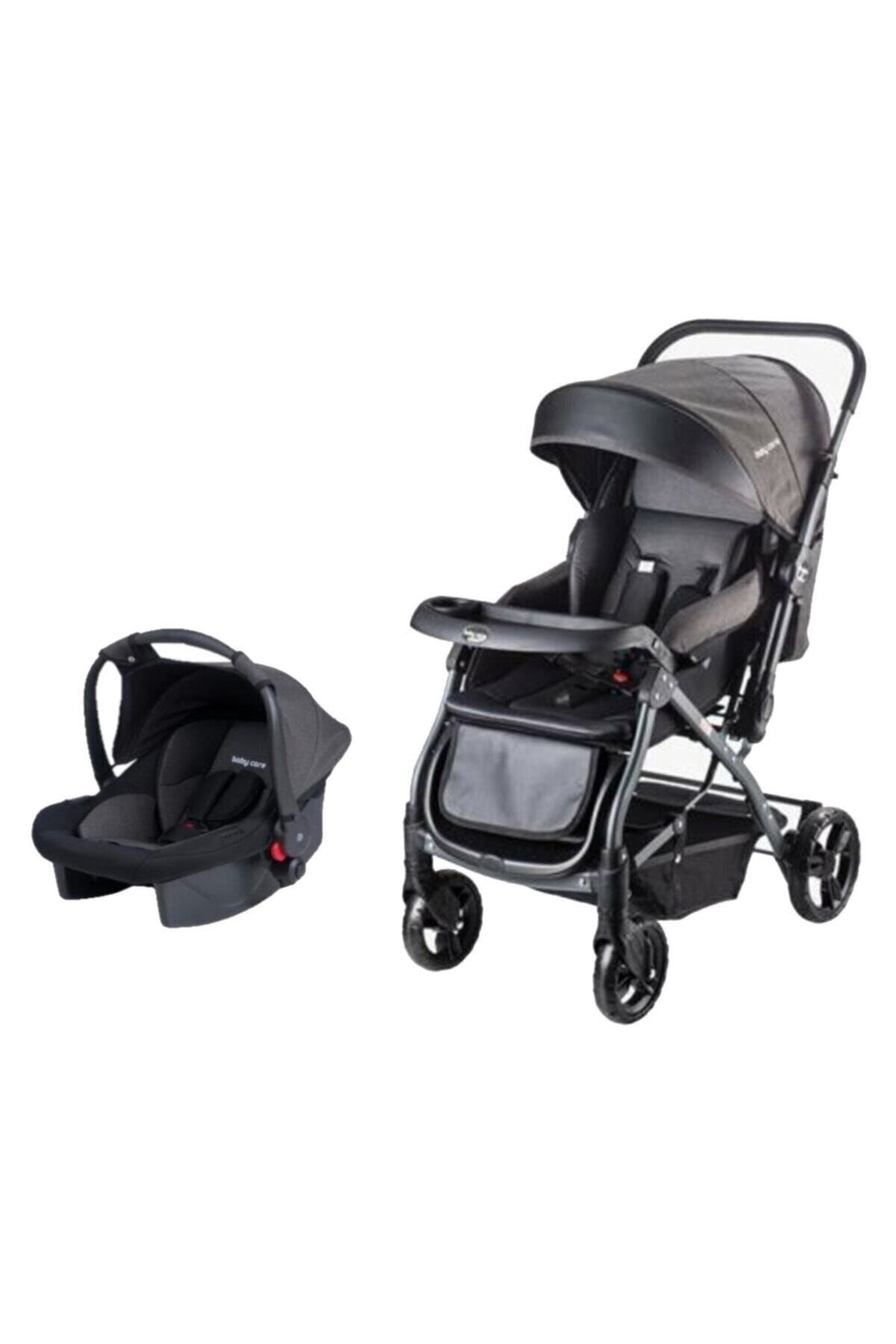 Baby Care Bc - 65 Siyah Capron Çift Yönlü Bebek Arabası